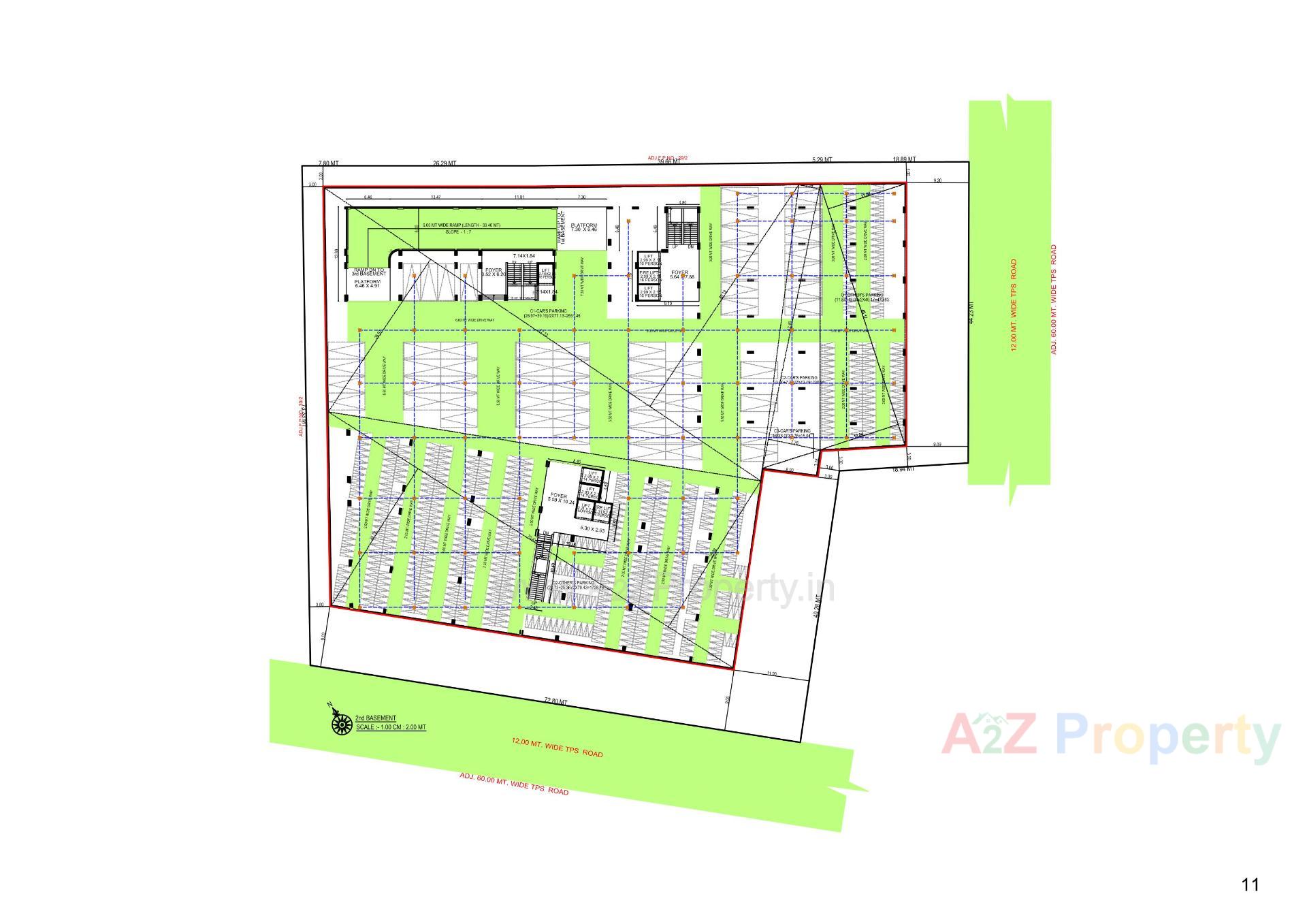 Layout of real estate project The Address located at Gandhinagar, Gandhinagar, Gujarat
