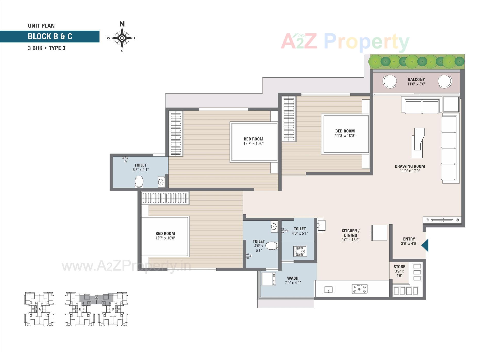 Layout of real estate project The Atlantis located at Zundal, Gandhinagar, Gujarat