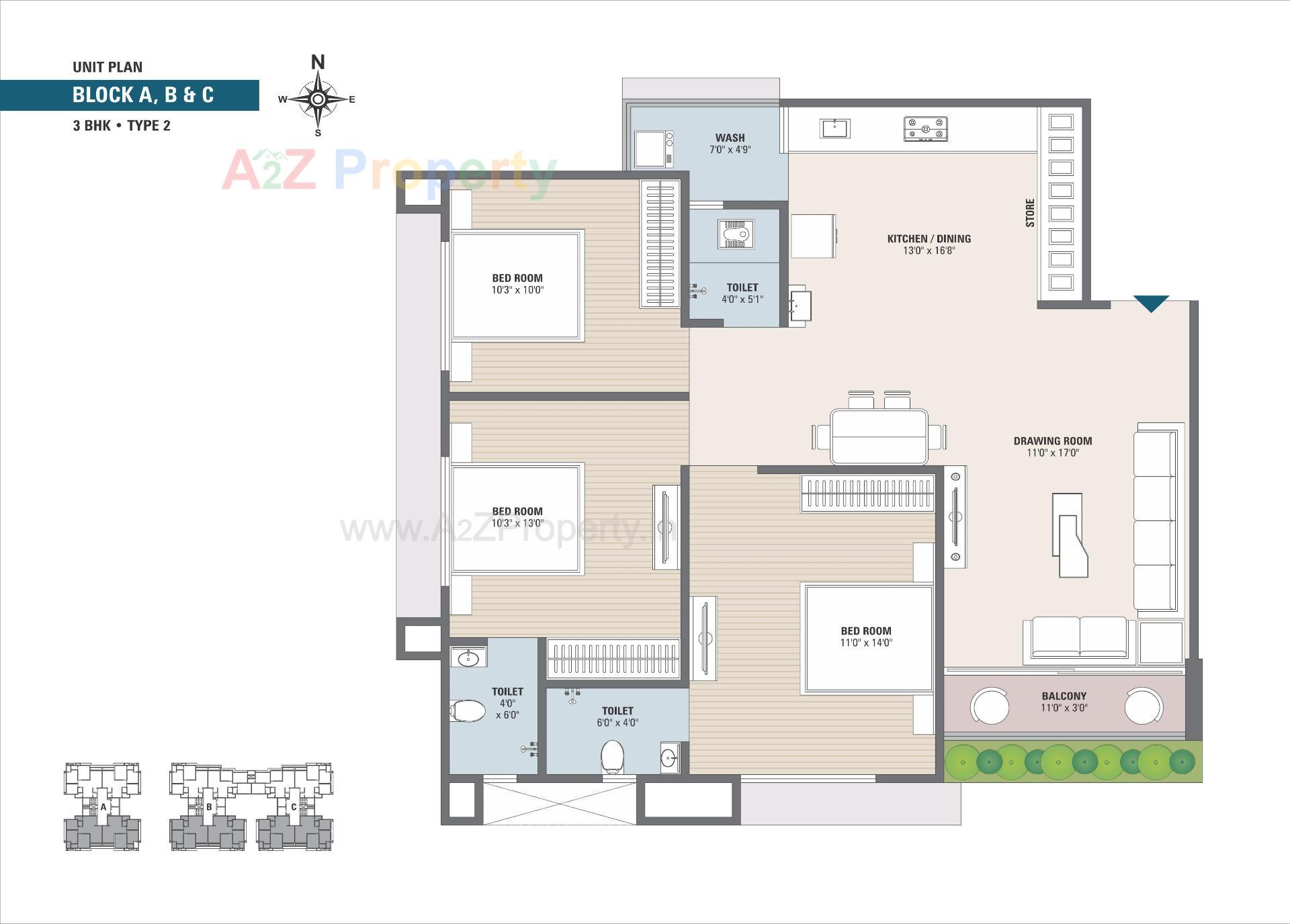 Layout of real estate project The Atlantis located at Zundal, Gandhinagar, Gujarat