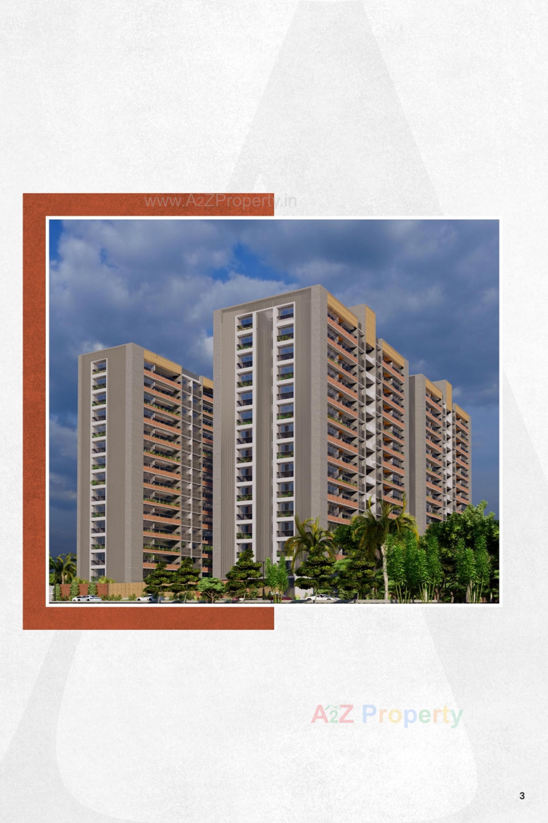 3D Elevation of real estate project The Avante located at Gandhinagar, Gandhinagar, Gujarat