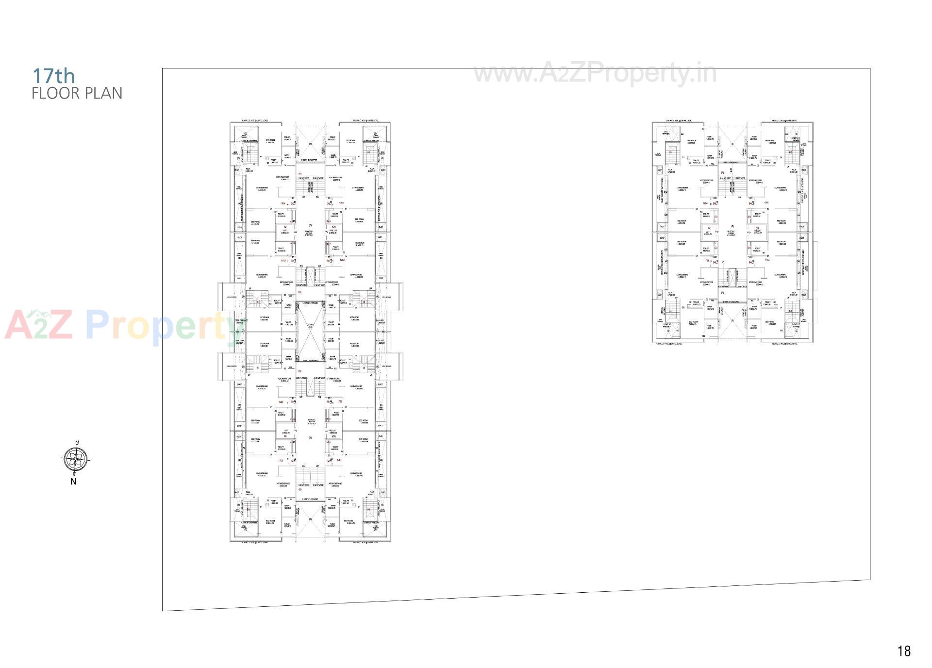 Layout of real estate project The Balcony located at Indroda, Gandhinagar, Gujarat