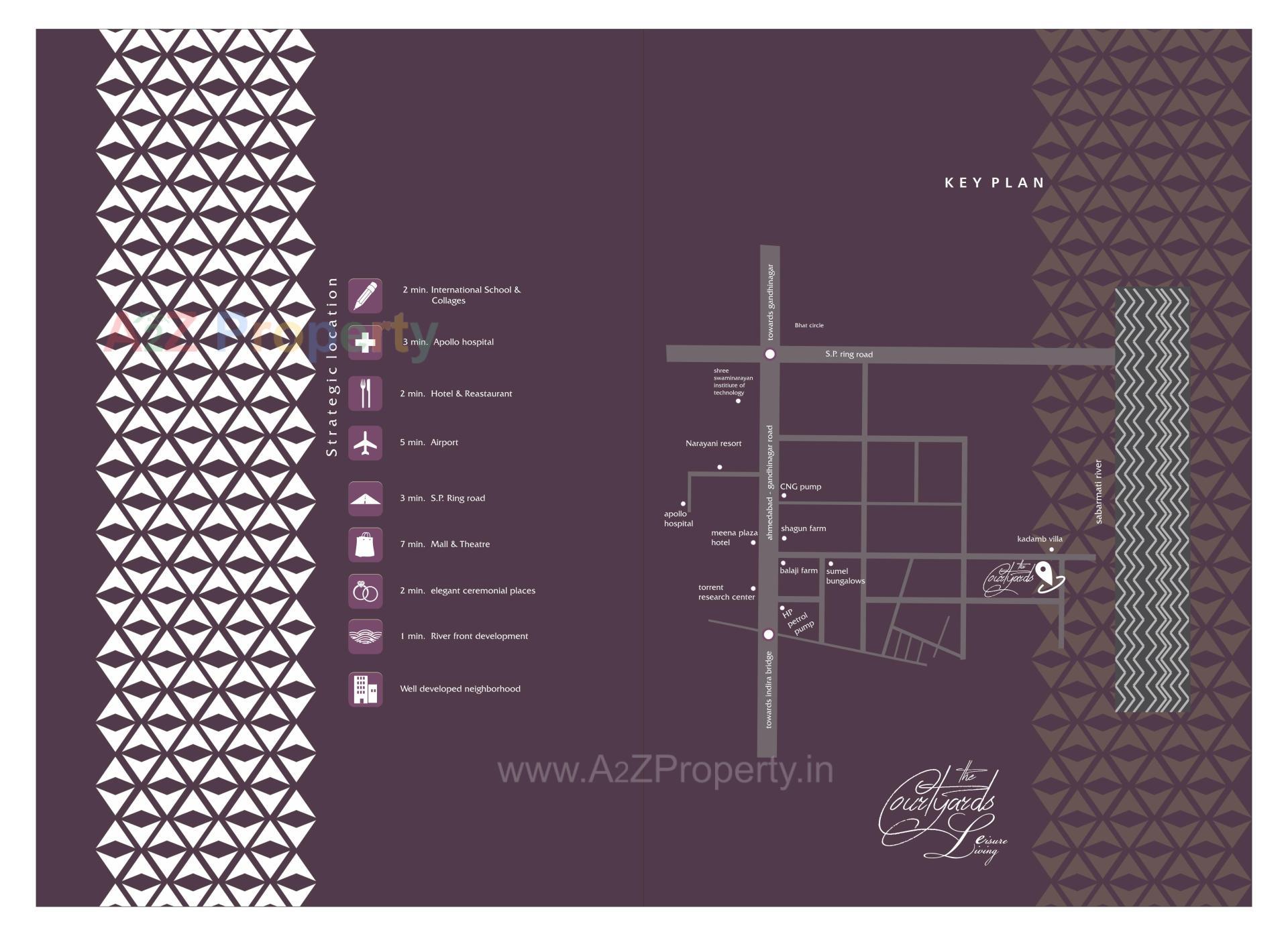  of real estate project The Courtyards located at Bhat, Gandhinagar, Gujarat