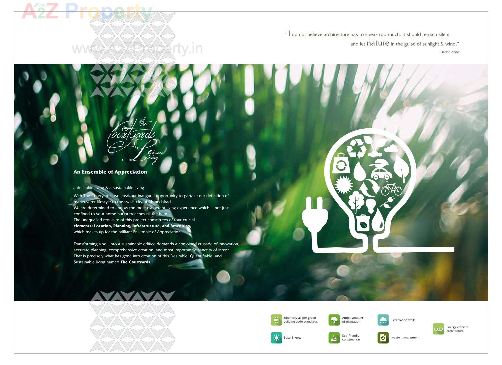  of real estate project The Courtyards located at Bhat, Gandhinagar, Gujarat