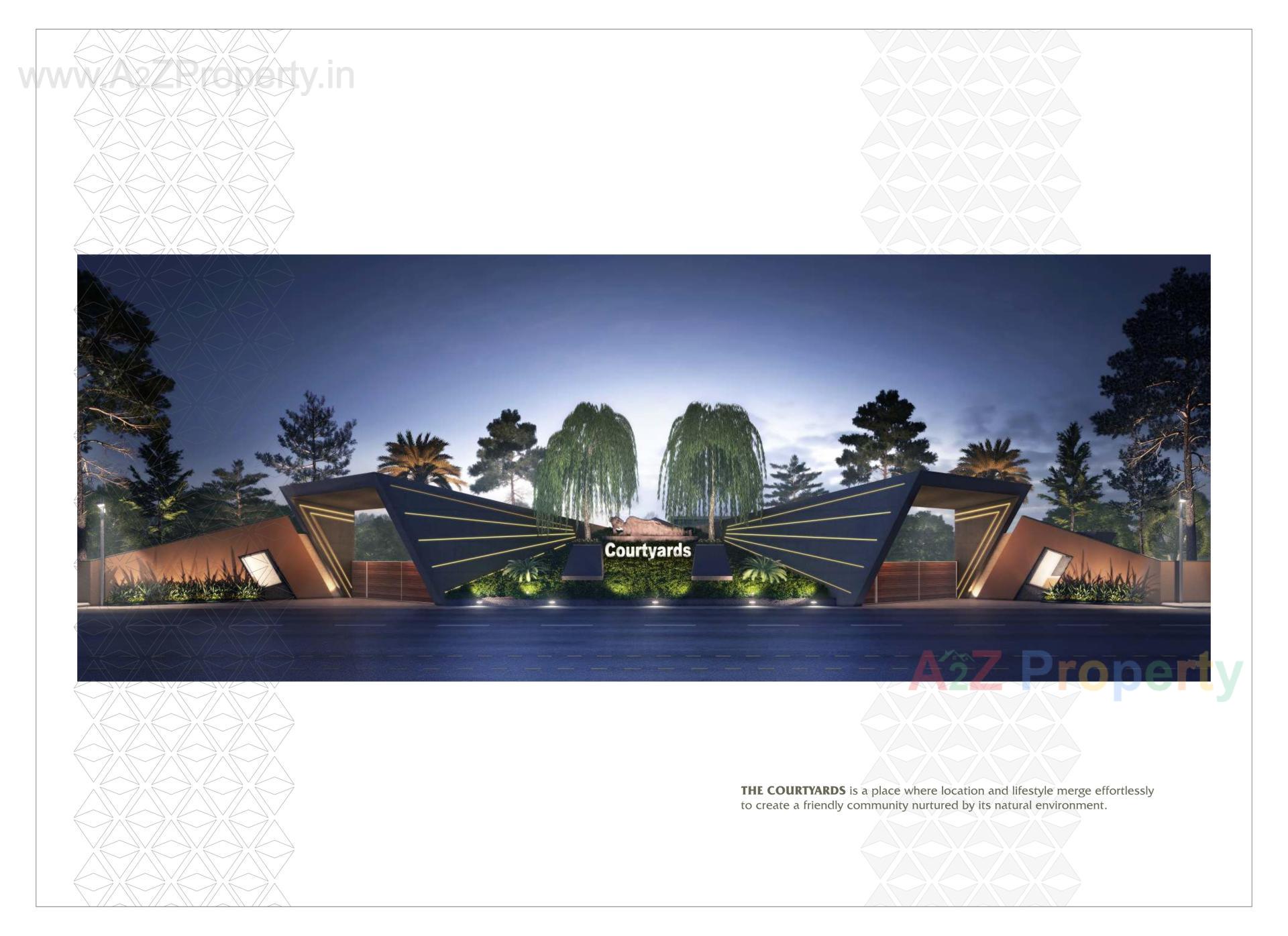  of real estate project The Courtyards located at Bhat, Gandhinagar, Gujarat