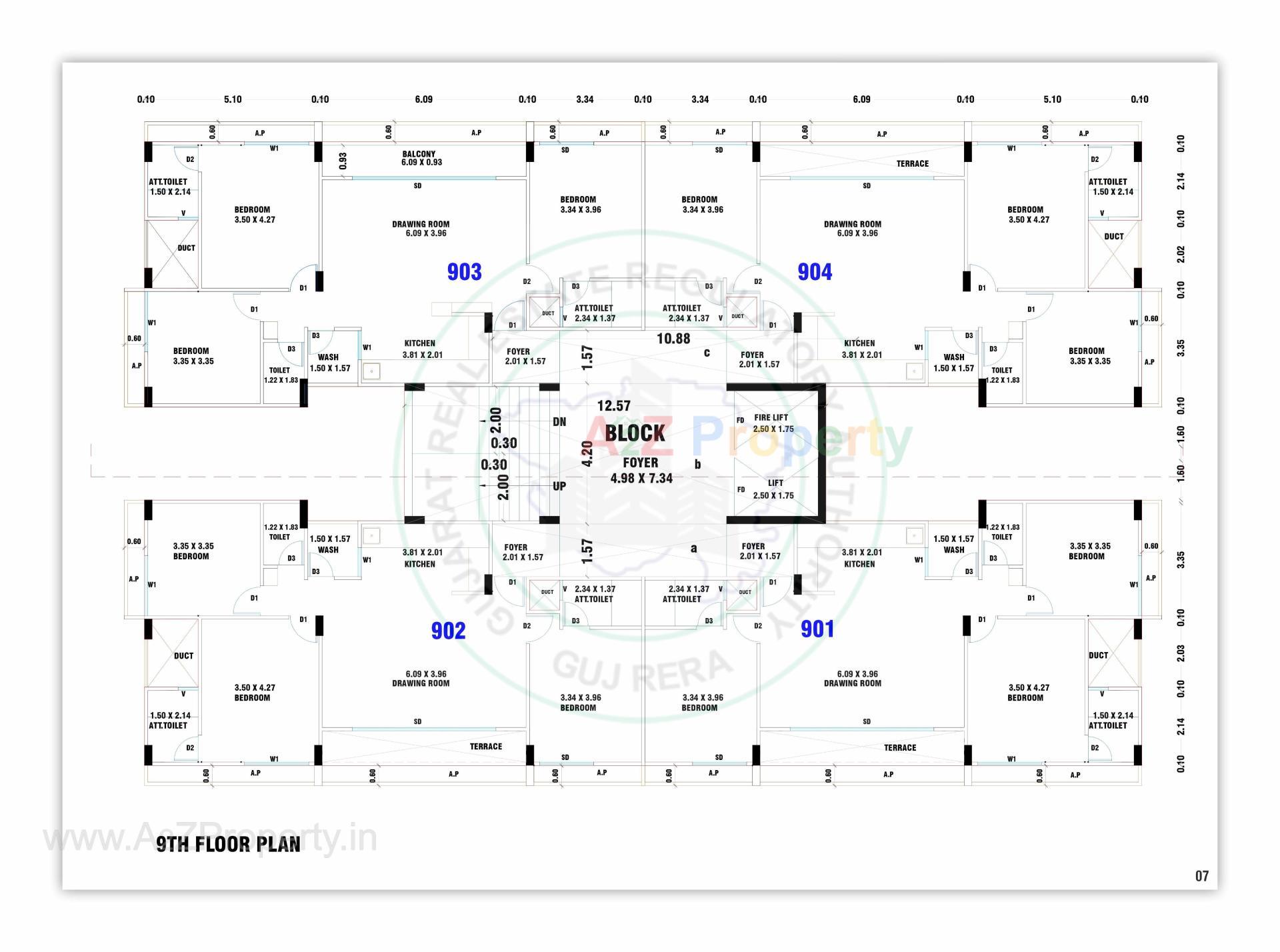  of real estate project The Fortune Homes located at Sargasan, Gandhinagar, Gujarat