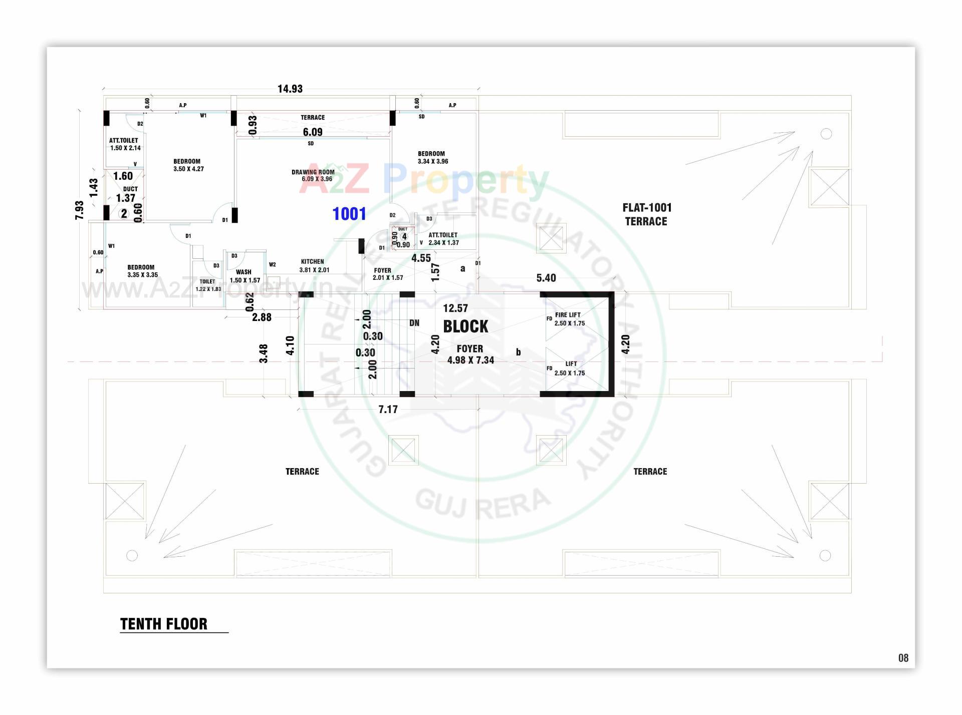  of real estate project The Fortune Homes located at Sargasan, Gandhinagar, Gujarat
