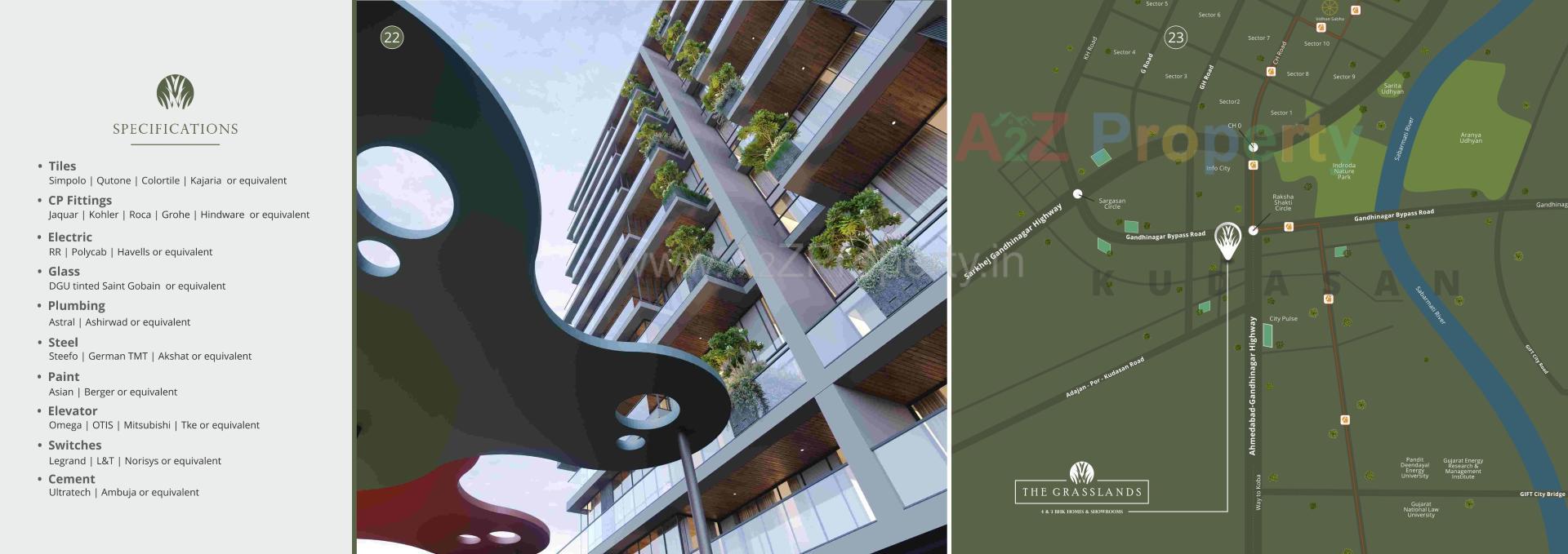  of real estate project The Grasslands located at Kudasan, Gandhinagar, Gujarat