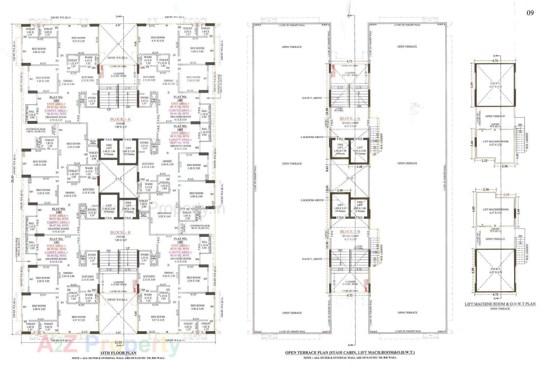 Layout of real estate project The Grove located at Khoraj, Gandhinagar, Gujarat