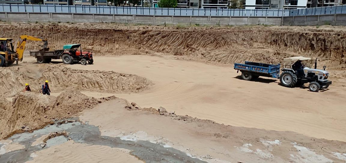 130113_const of real estate project The Landmark located at Kudasan, Gandhinagar, Gujarat