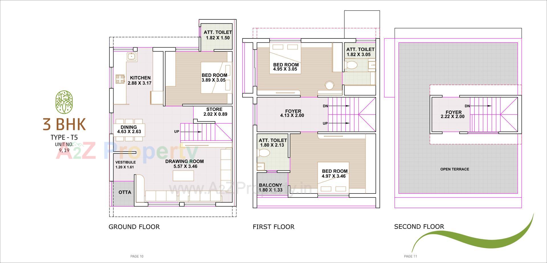 Layout of real estate project The Luxuria located at Randheja, Gandhinagar, Gujarat