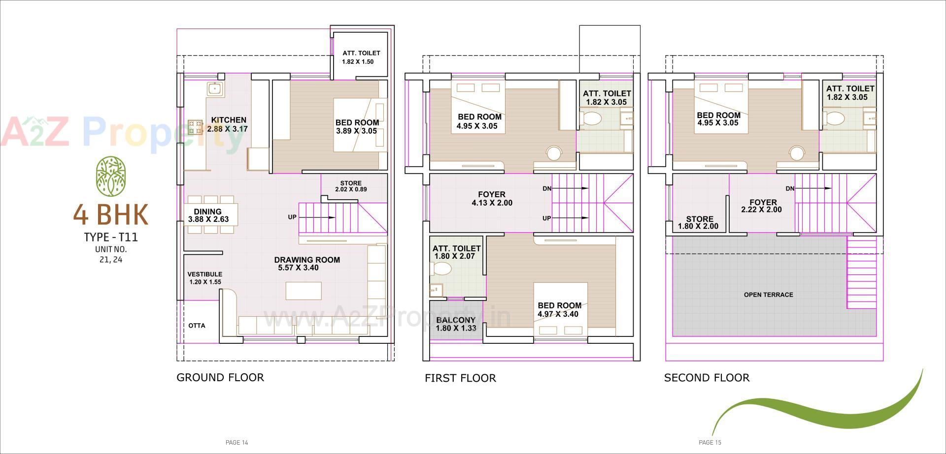 Layout of real estate project The Luxuria located at Randheja, Gandhinagar, Gujarat