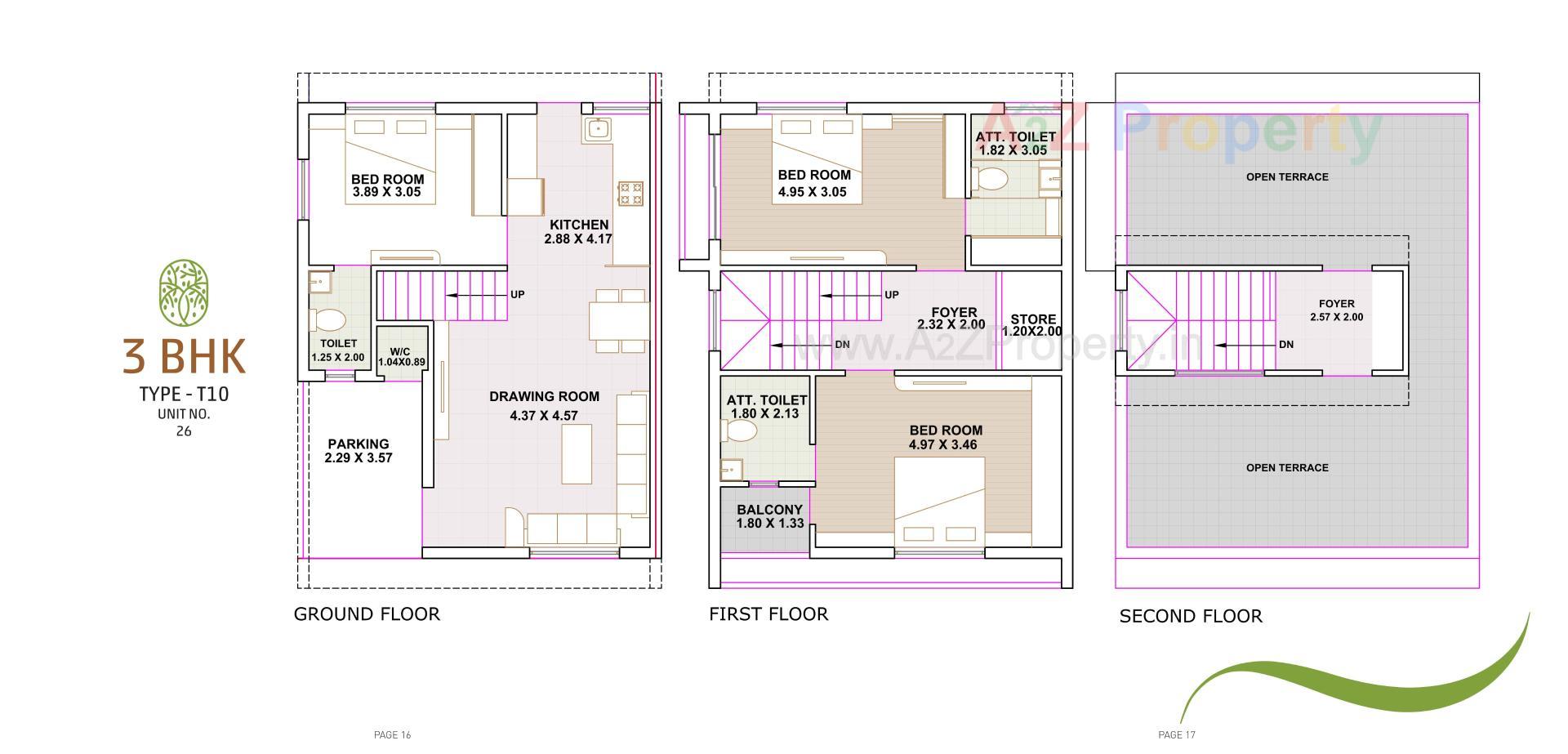 Layout of real estate project The Luxuria located at Randheja, Gandhinagar, Gujarat