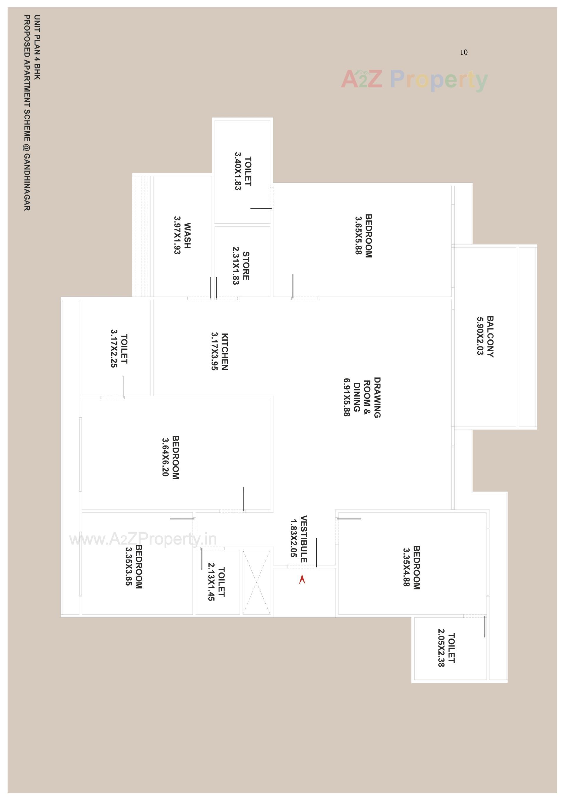 Layout of real estate project The Midas located at Kudasan, Gandhinagar, Gujarat