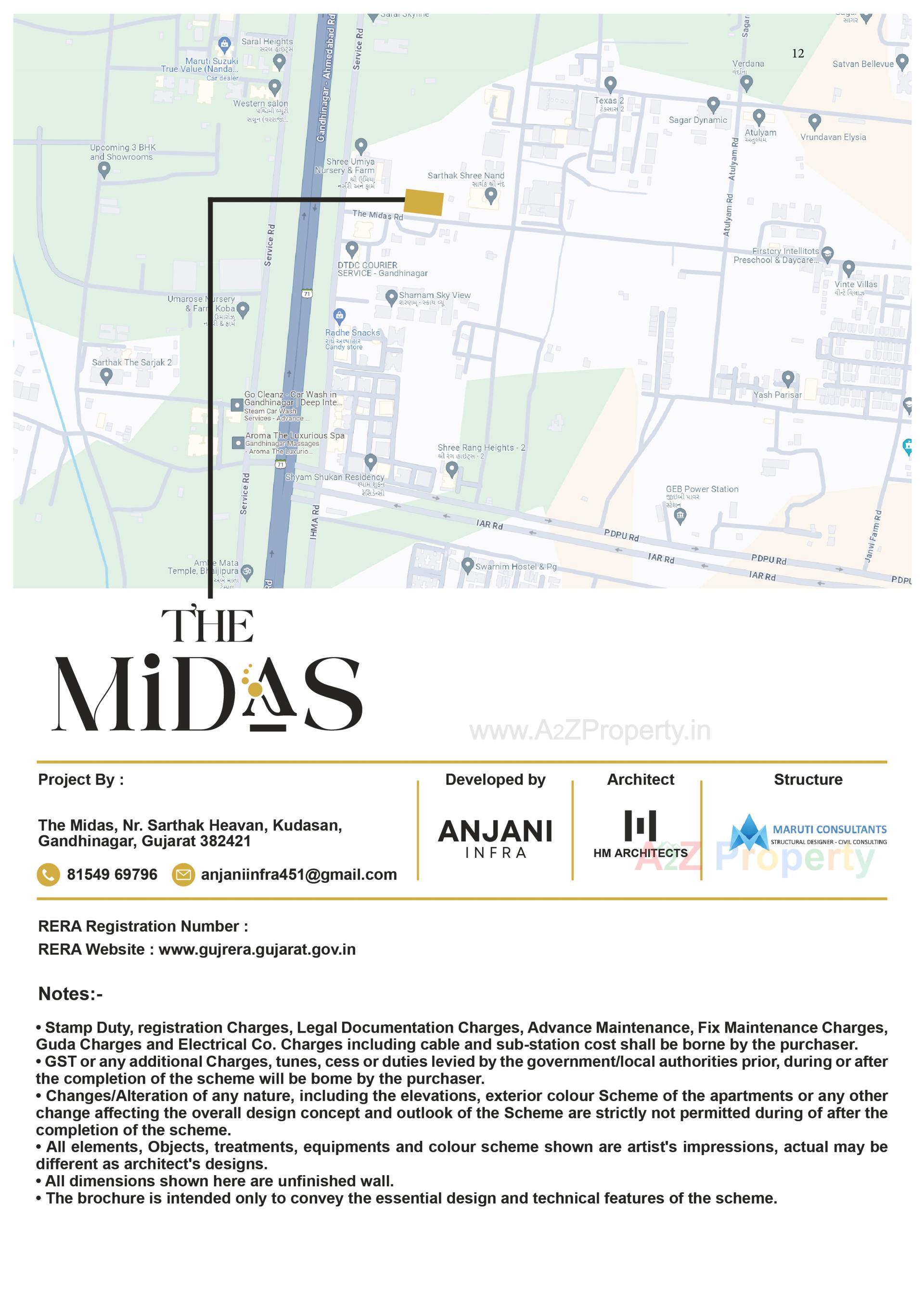  of real estate project The Midas located at Kudasan, Gandhinagar, Gujarat