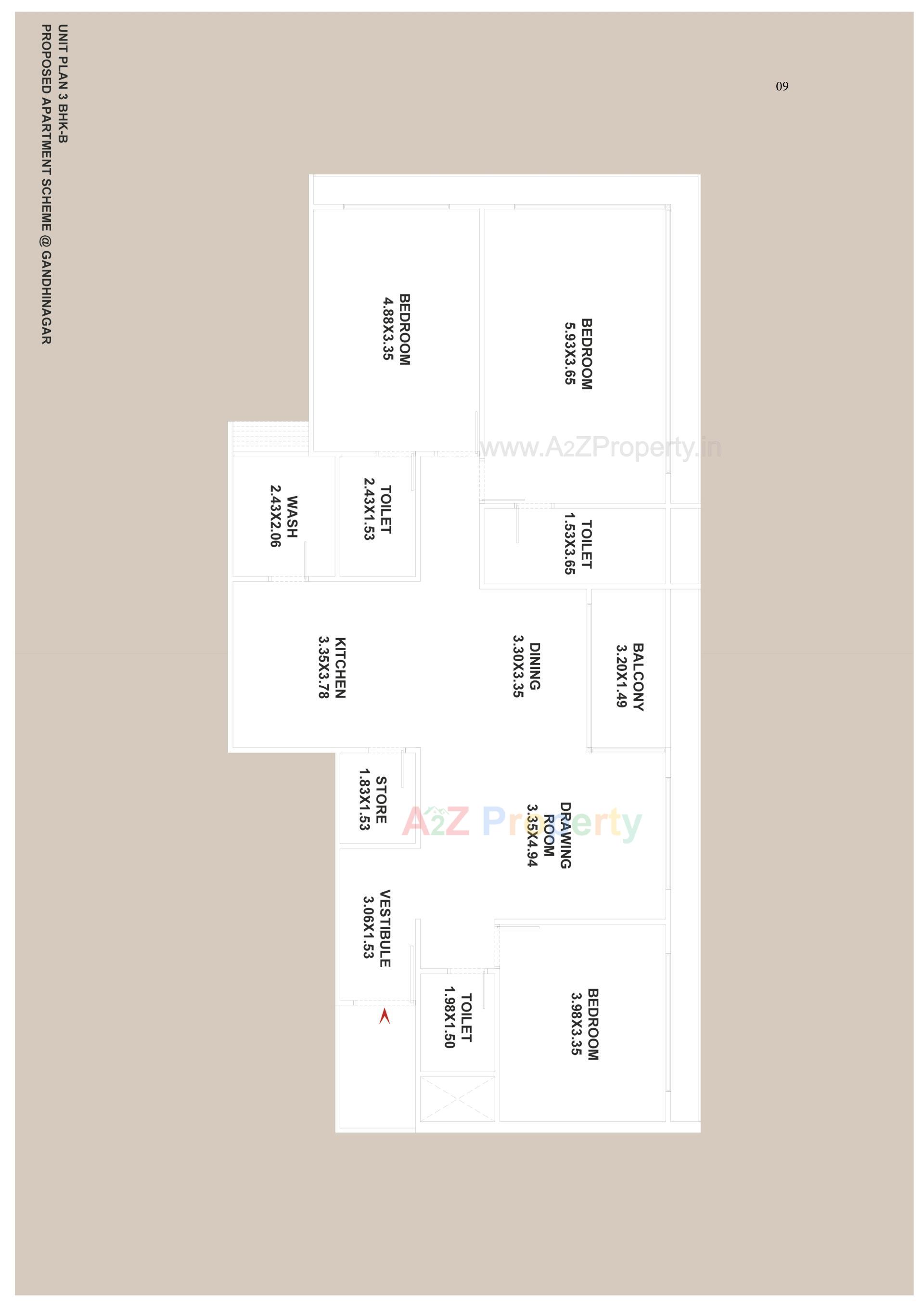 Layout of real estate project The Midas located at Kudasan, Gandhinagar, Gujarat