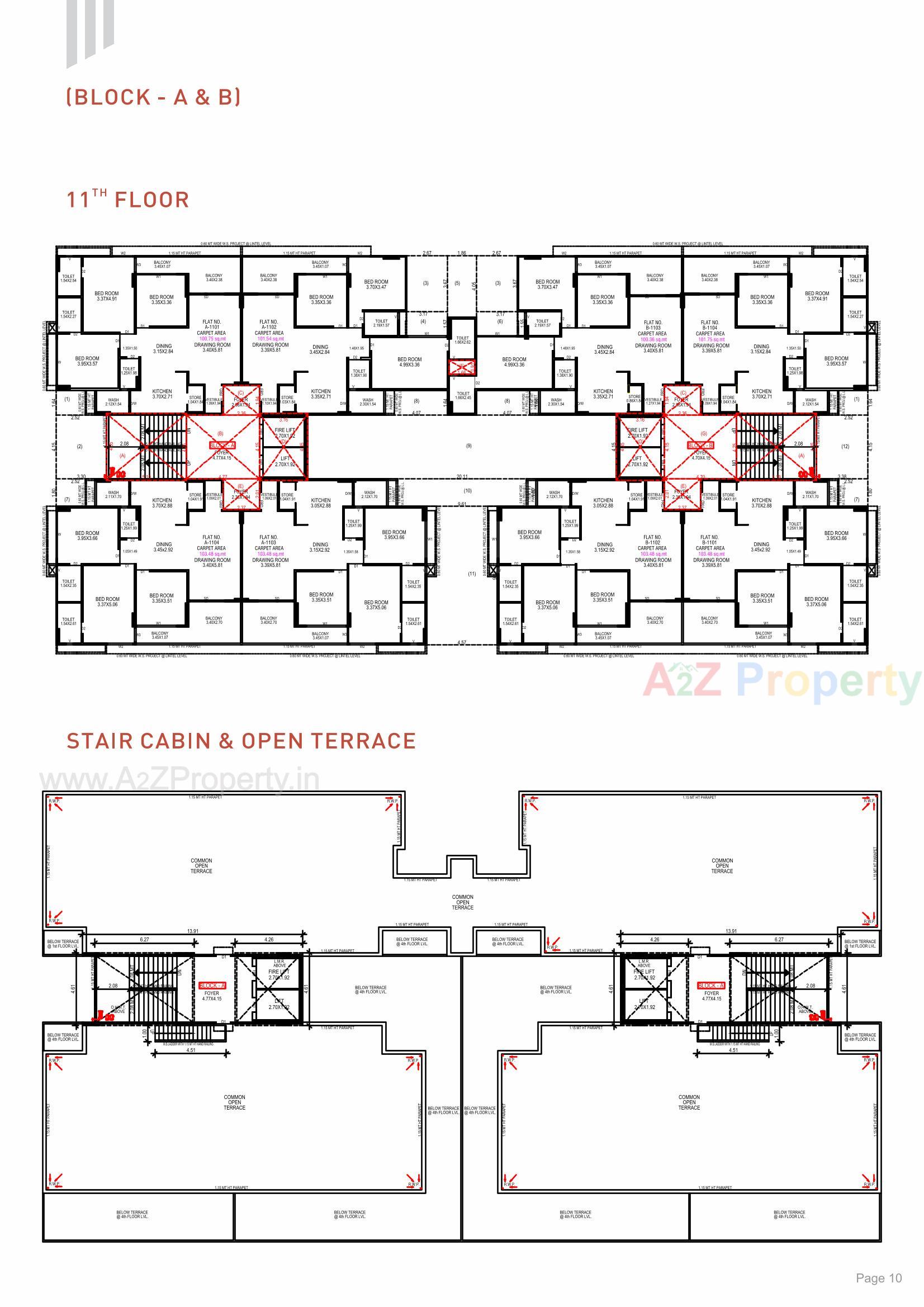 Layout of real estate project The Nest located at Khoraj, Gandhinagar, Gujarat