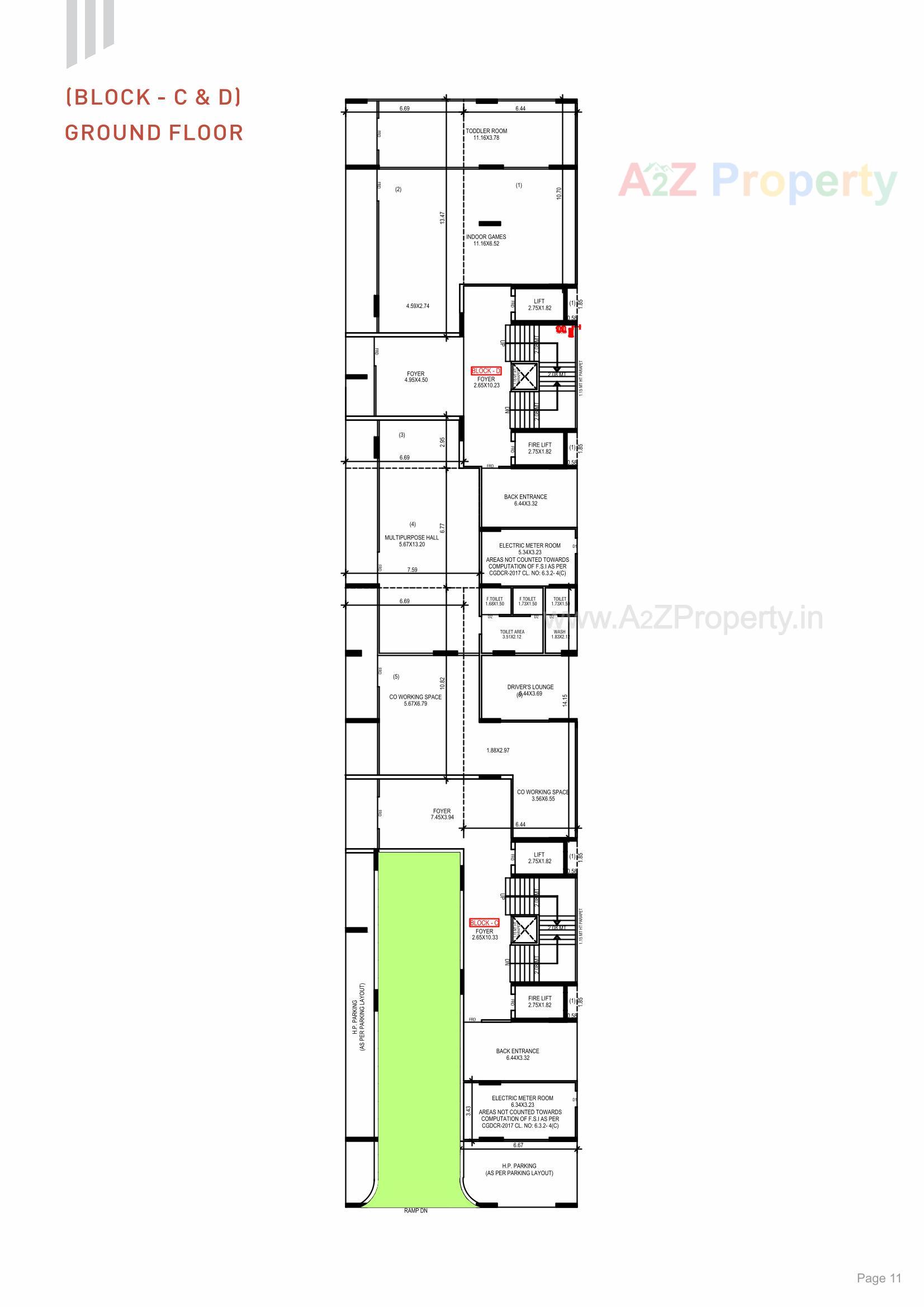 Layout of real estate project The Nest located at Khoraj, Gandhinagar, Gujarat
