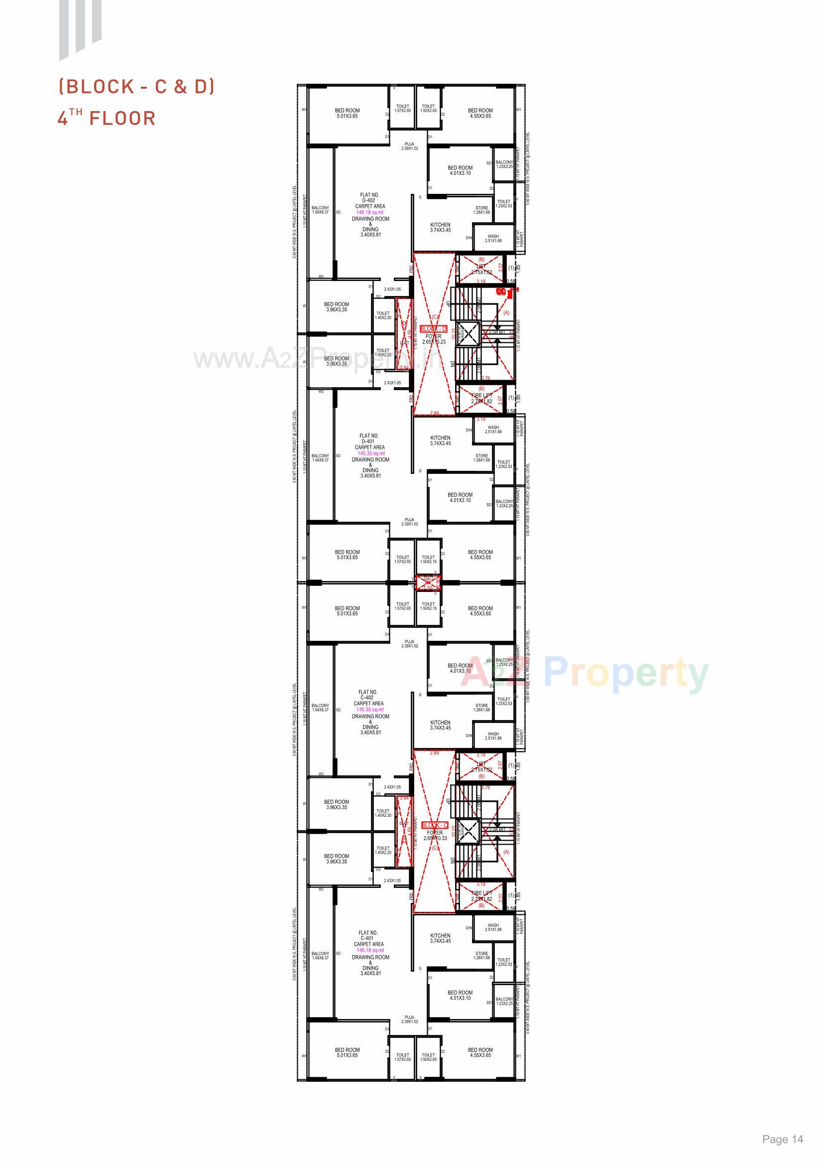 Layout of real estate project The Nest located at Khoraj, Gandhinagar, Gujarat