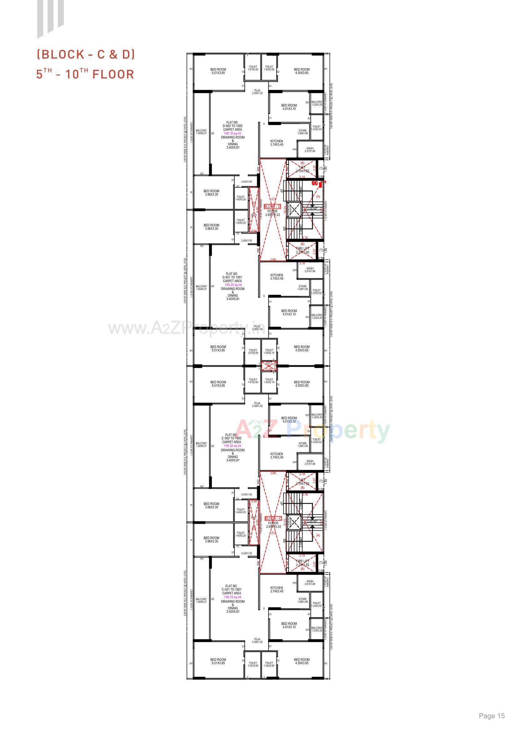 Layout of real estate project The Nest located at Khoraj, Gandhinagar, Gujarat