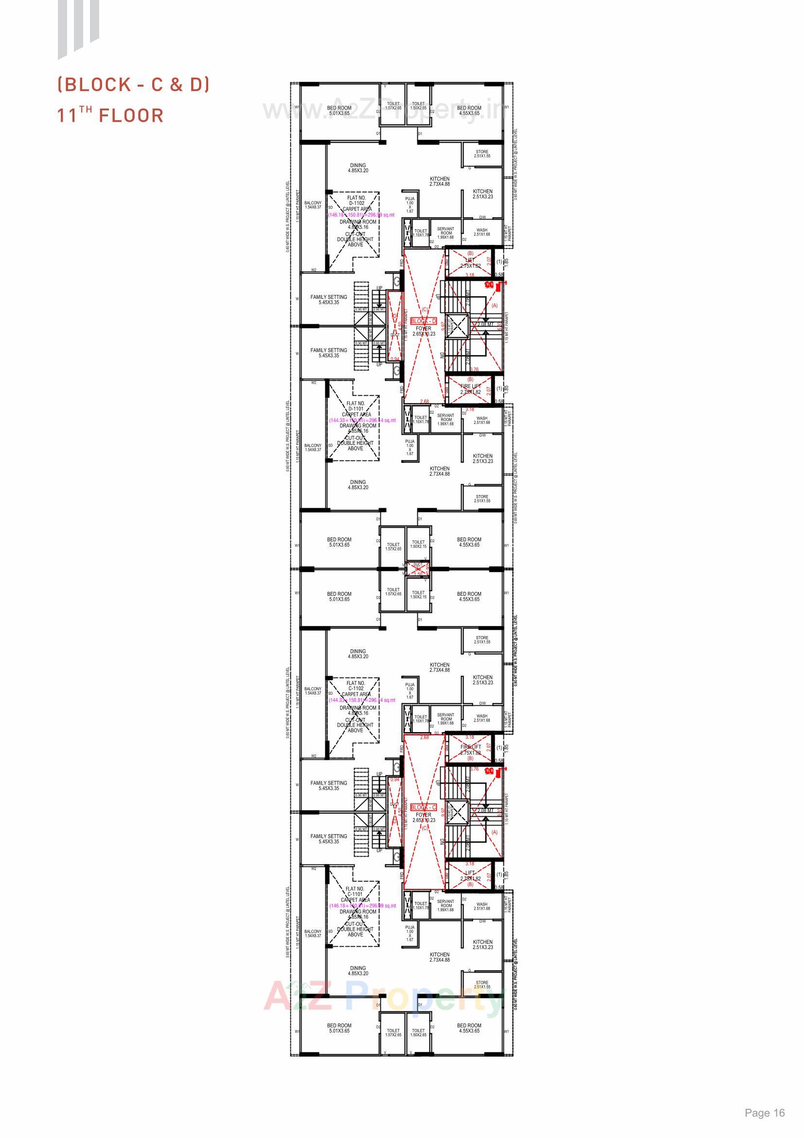 Layout of real estate project The Nest located at Khoraj, Gandhinagar, Gujarat