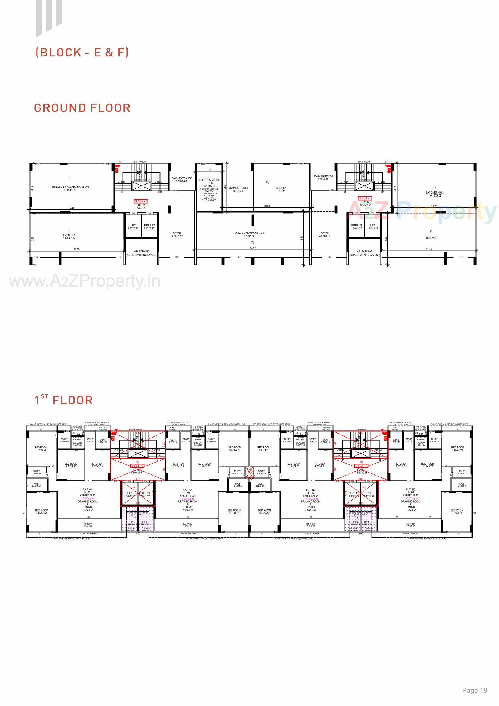 Layout of real estate project The Nest located at Khoraj, Gandhinagar, Gujarat