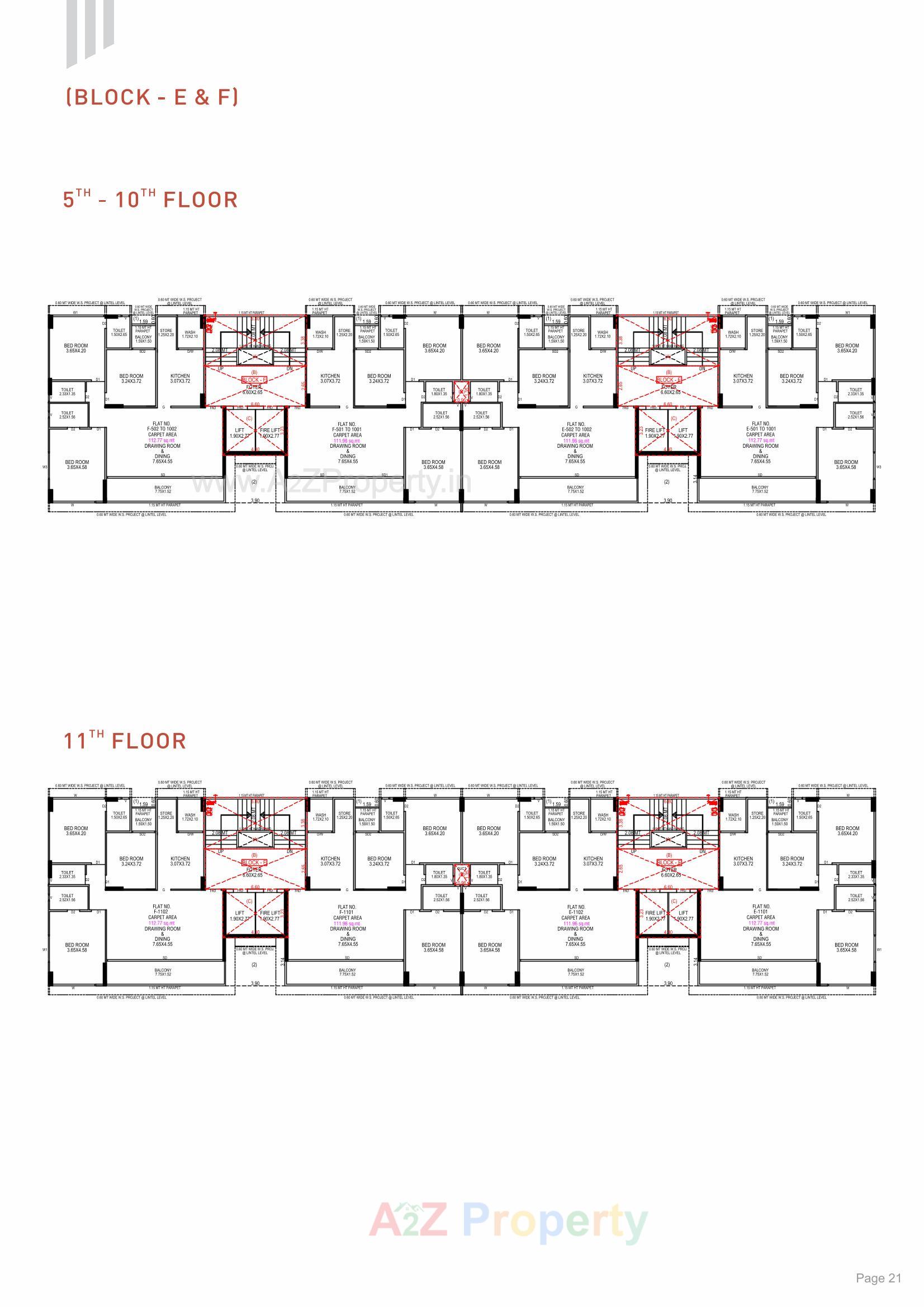 Layout of real estate project The Nest located at Khoraj, Gandhinagar, Gujarat