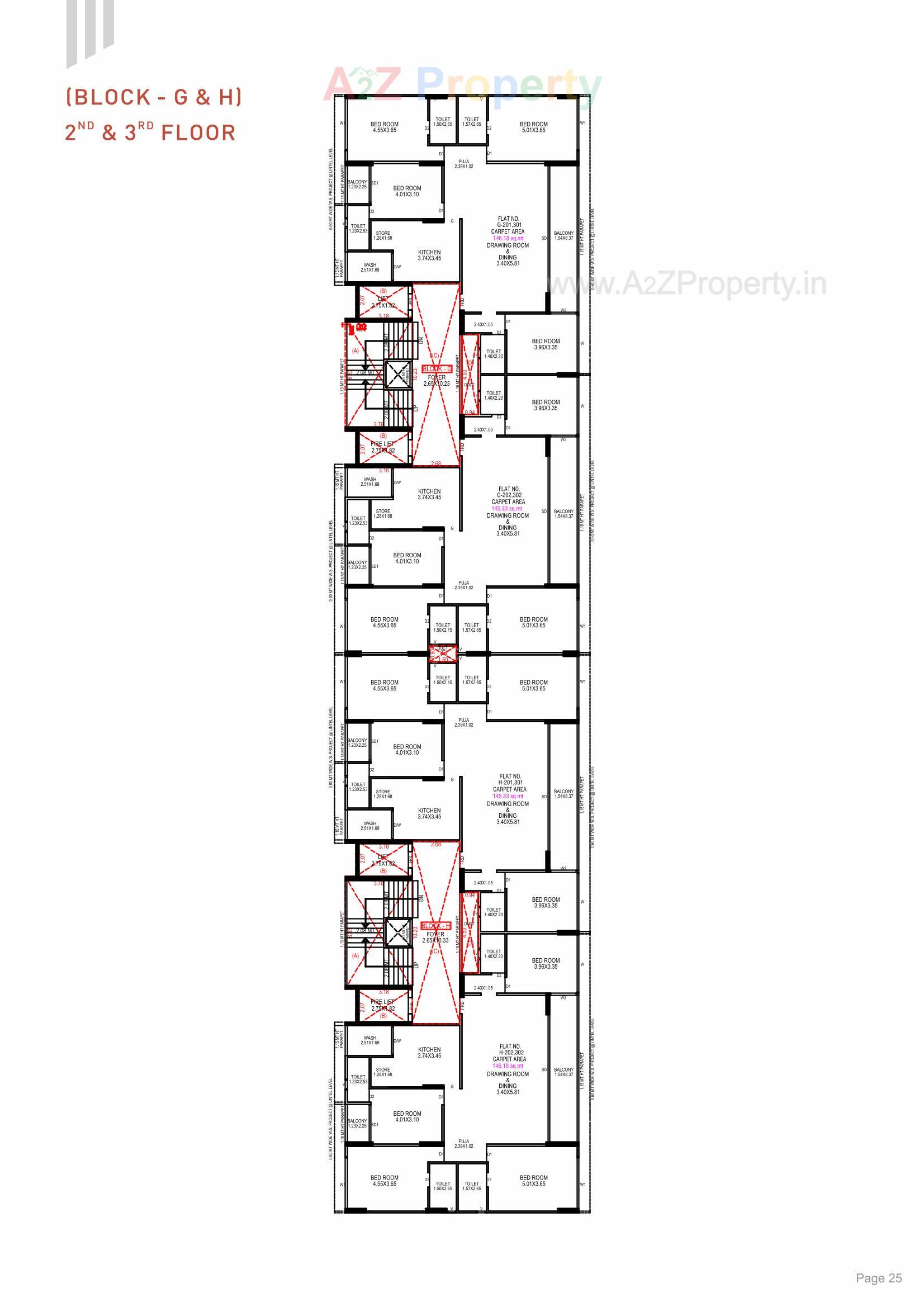 Layout of real estate project The Nest located at Khoraj, Gandhinagar, Gujarat