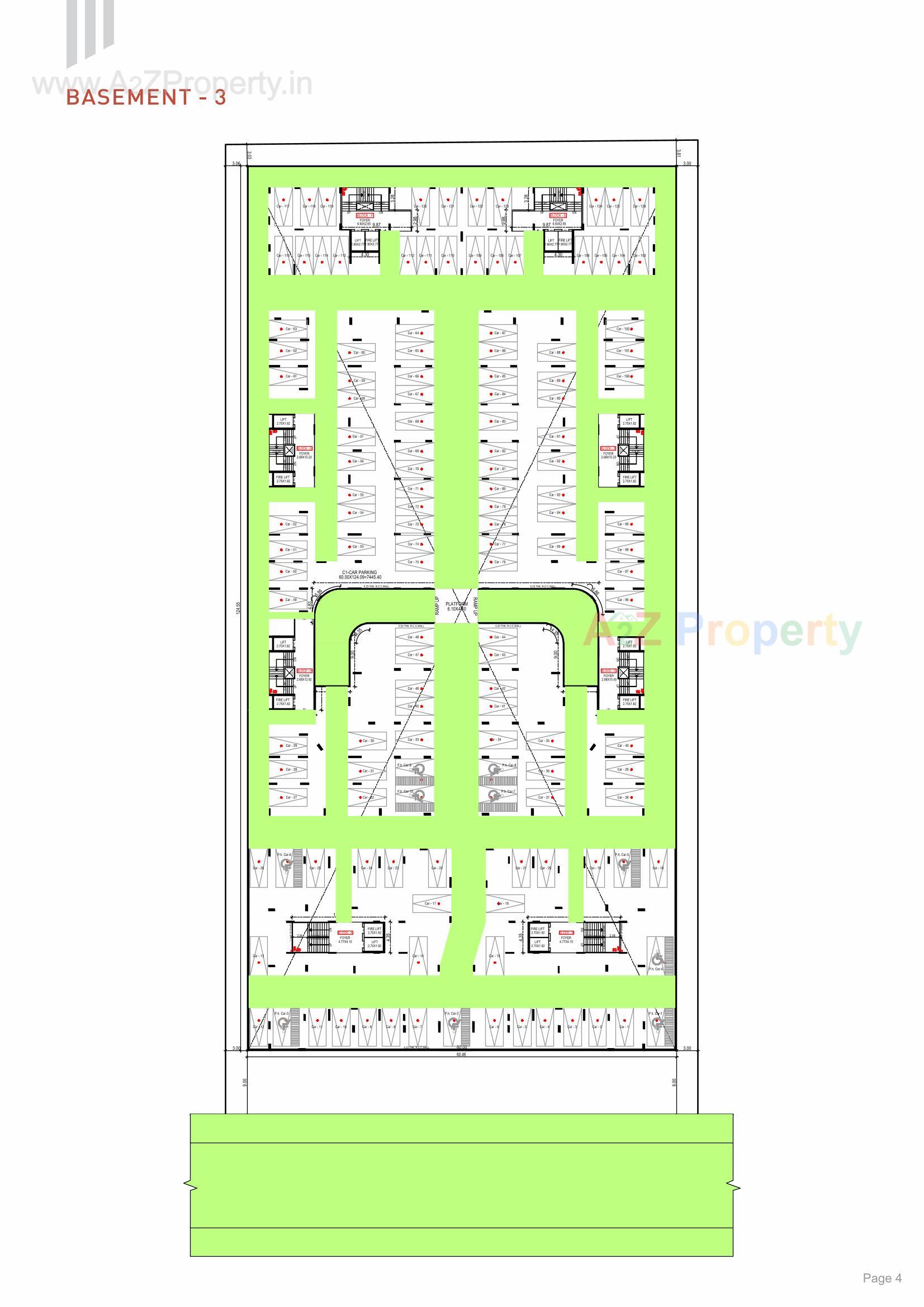 Layout of real estate project The Nest located at Khoraj, Gandhinagar, Gujarat