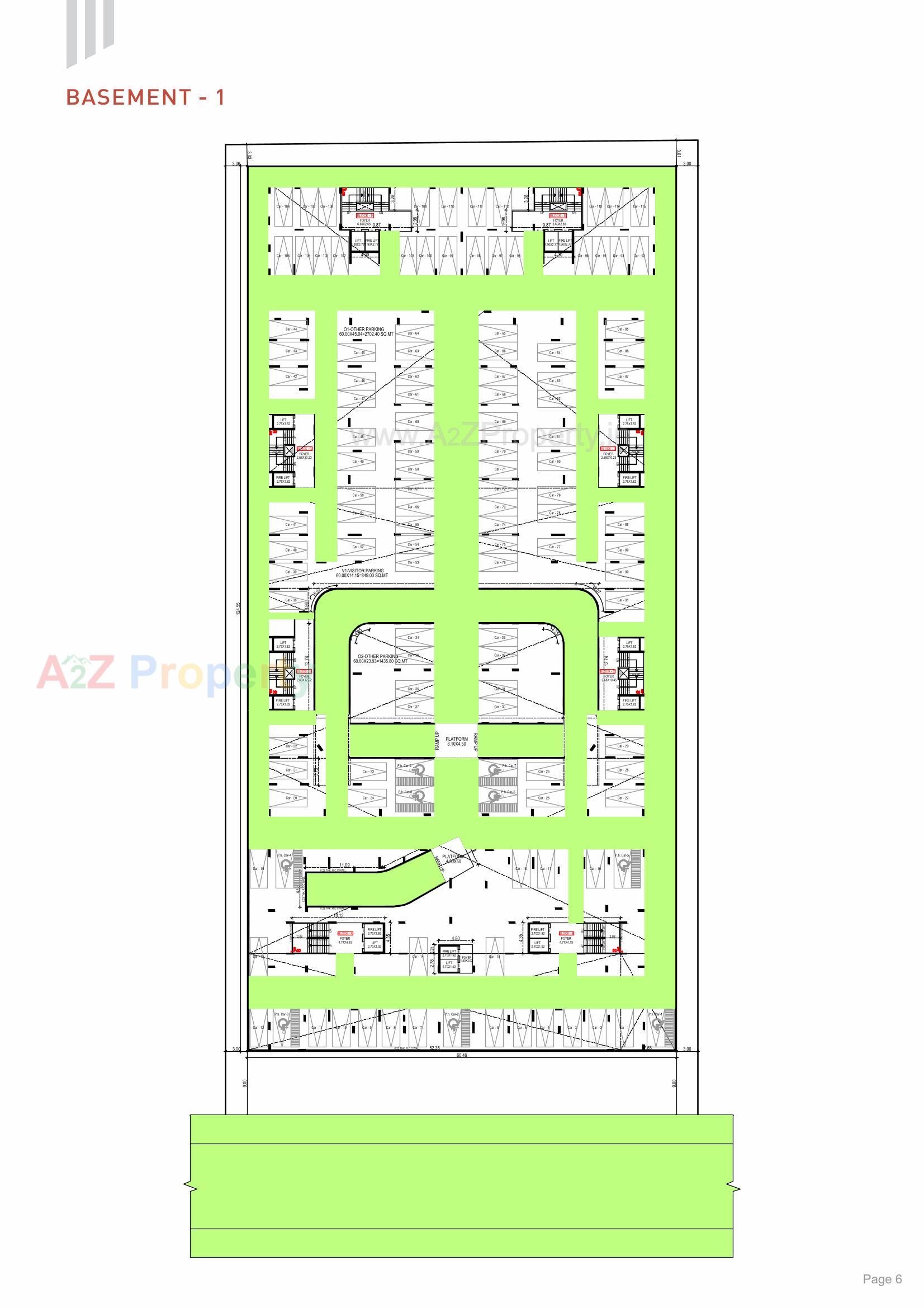Layout of real estate project The Nest located at Khoraj, Gandhinagar, Gujarat