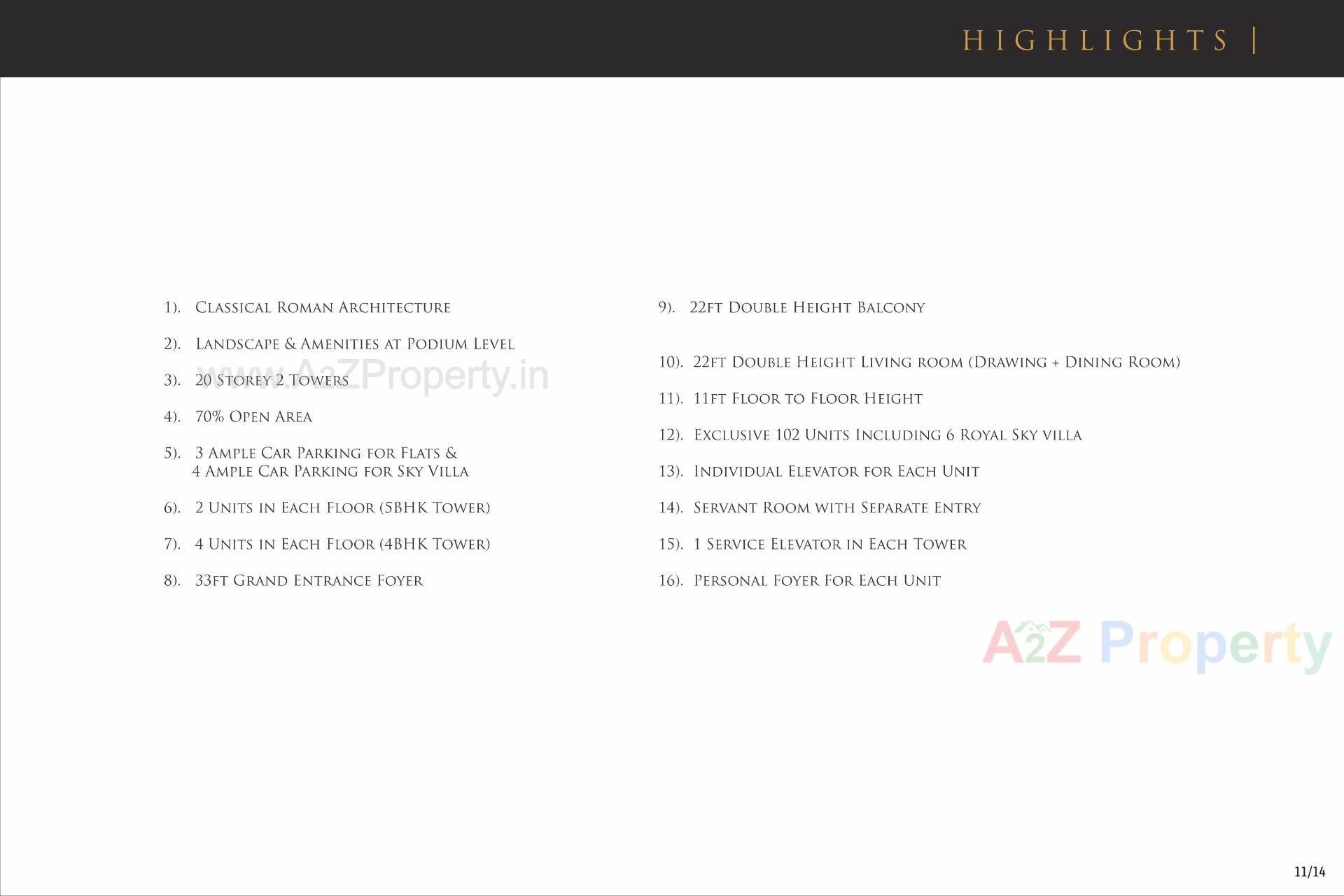  of real estate project The Palace located at Koba, Gandhinagar, Gujarat