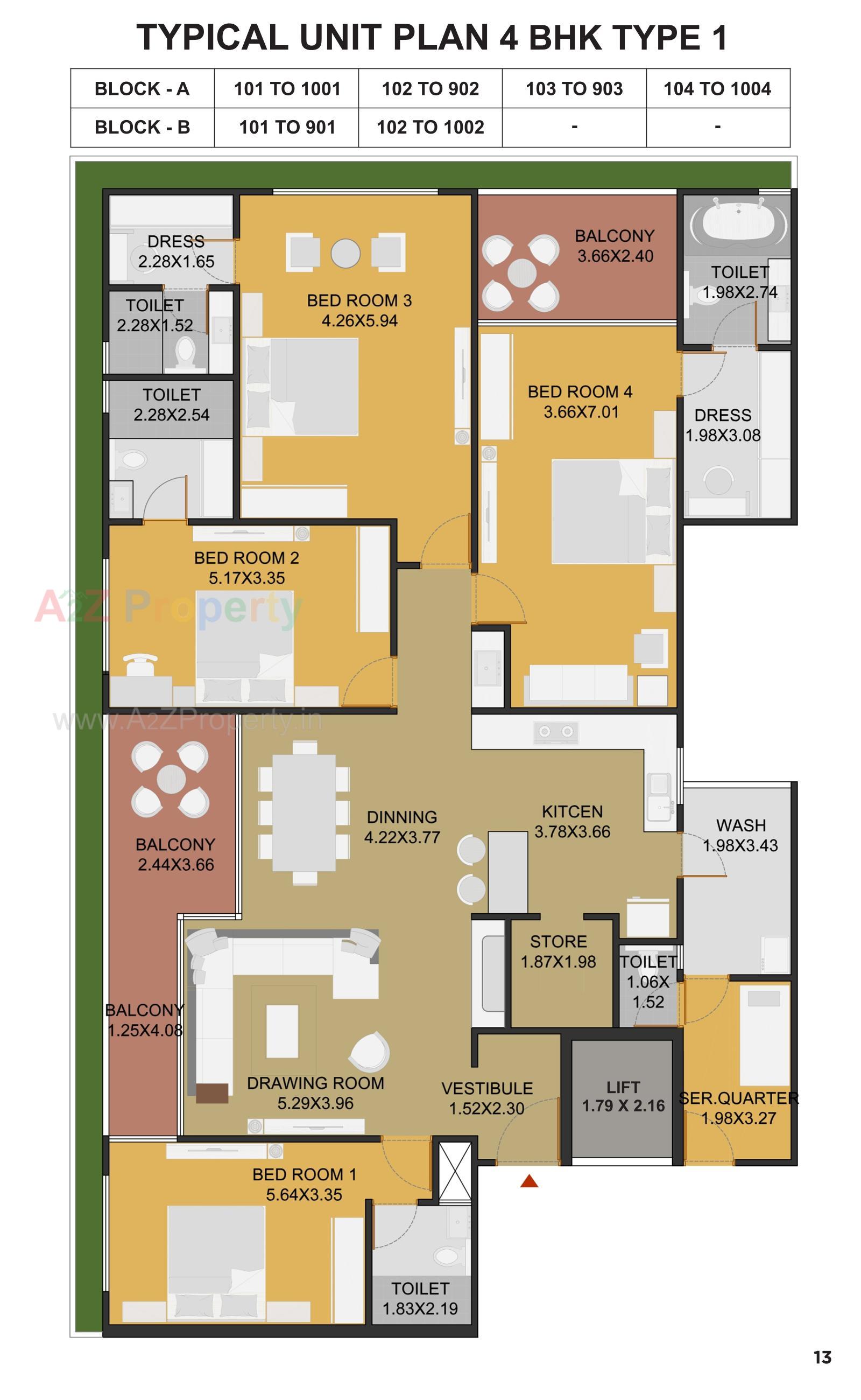 Layout of real estate project The Palladia located at Gandhinagar, Gandhinagar, Gujarat