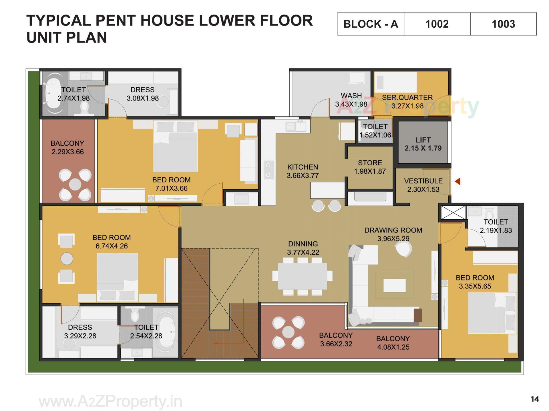 Layout of real estate project The Palladia located at Gandhinagar, Gandhinagar, Gujarat