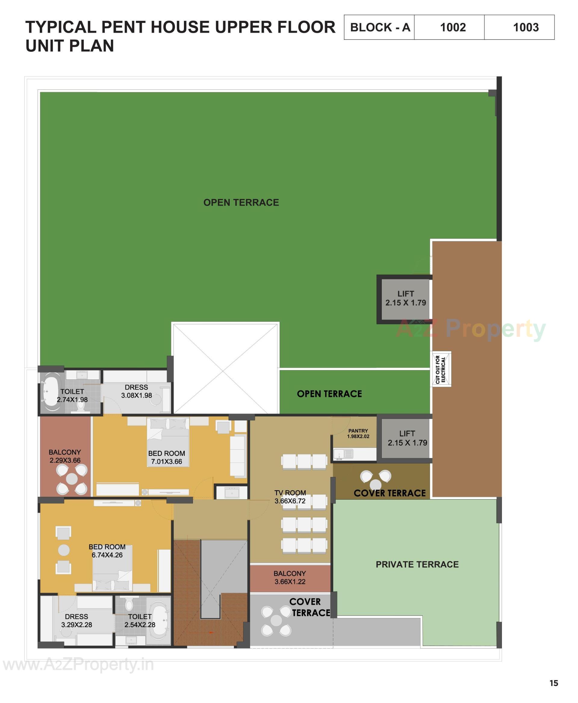 Layout of real estate project The Palladia located at Gandhinagar, Gandhinagar, Gujarat
