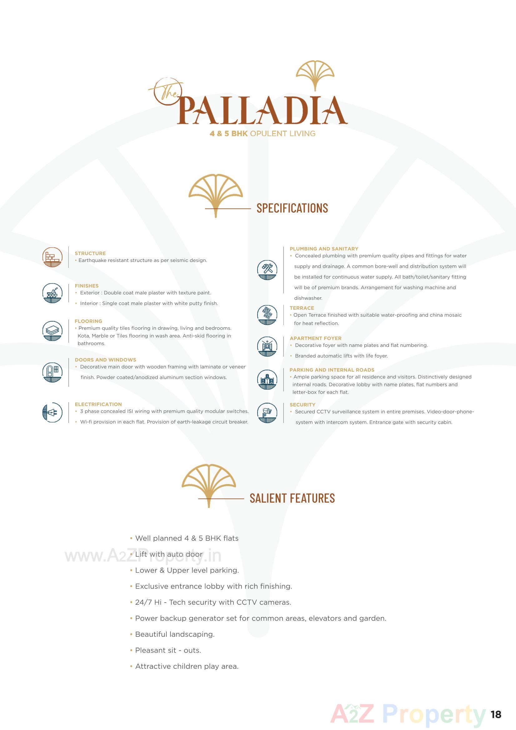  of real estate project The Palladia located at Gandhinagar, Gandhinagar, Gujarat