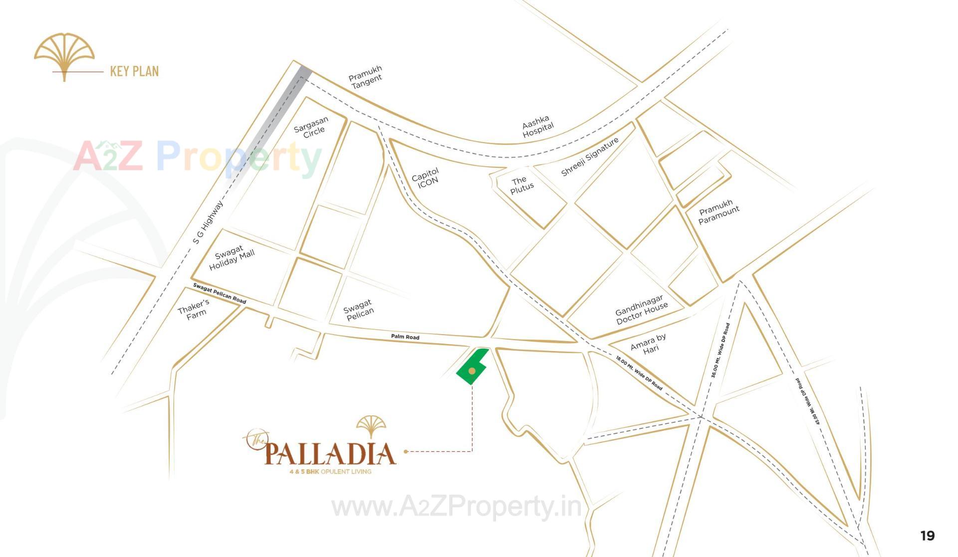  of real estate project The Palladia located at Gandhinagar, Gandhinagar, Gujarat