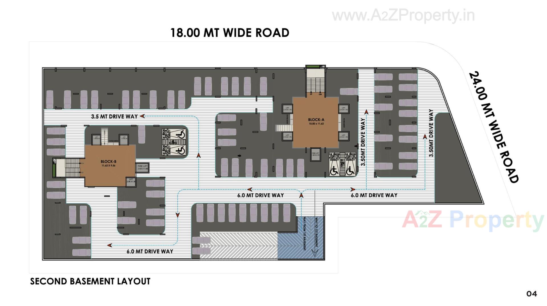 Layout of real estate project The Palladia located at Gandhinagar, Gandhinagar, Gujarat
