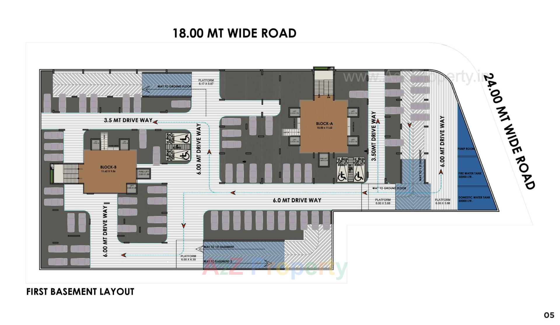 Layout of real estate project The Palladia located at Gandhinagar, Gandhinagar, Gujarat