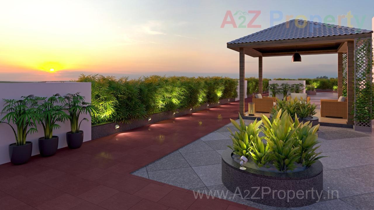 3D Elevation of real estate project The Palm located at Sargasan, Gandhinagar, Gujarat