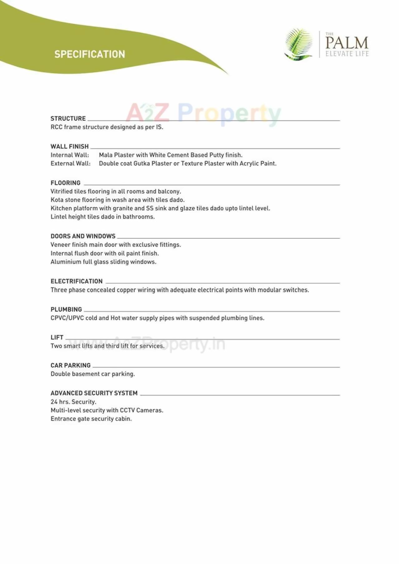  of real estate project The Palm located at Sargasan, Gandhinagar, Gujarat