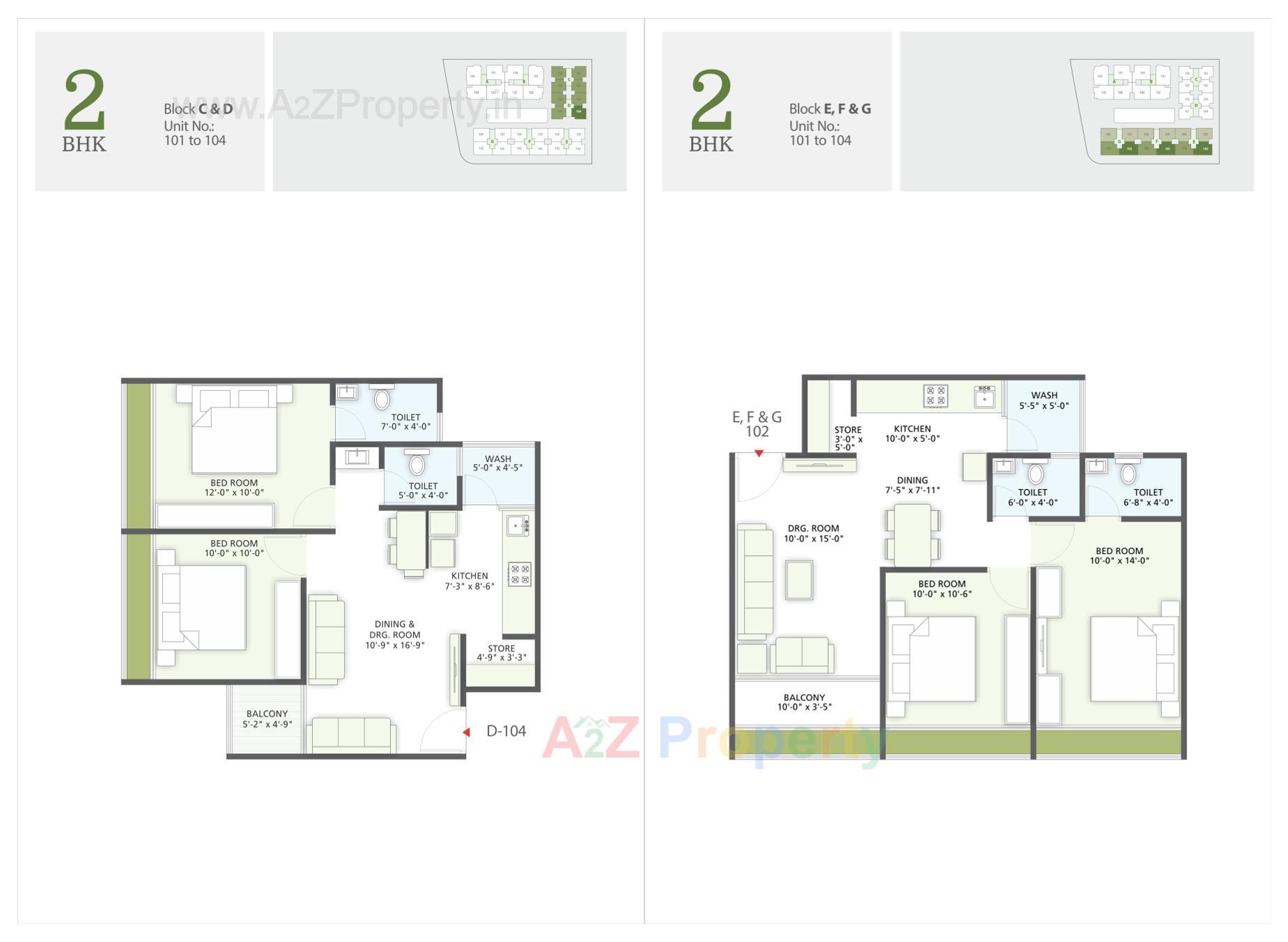 Layout of real estate project The Parkside located at Nana-chiloda, Gandhinagar, Gujarat