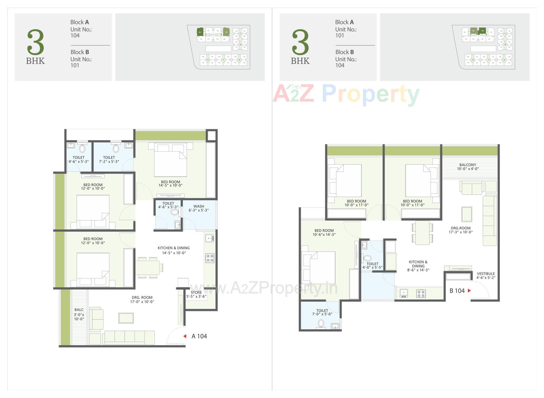 Layout of real estate project The Parkside located at Nana-chiloda, Gandhinagar, Gujarat