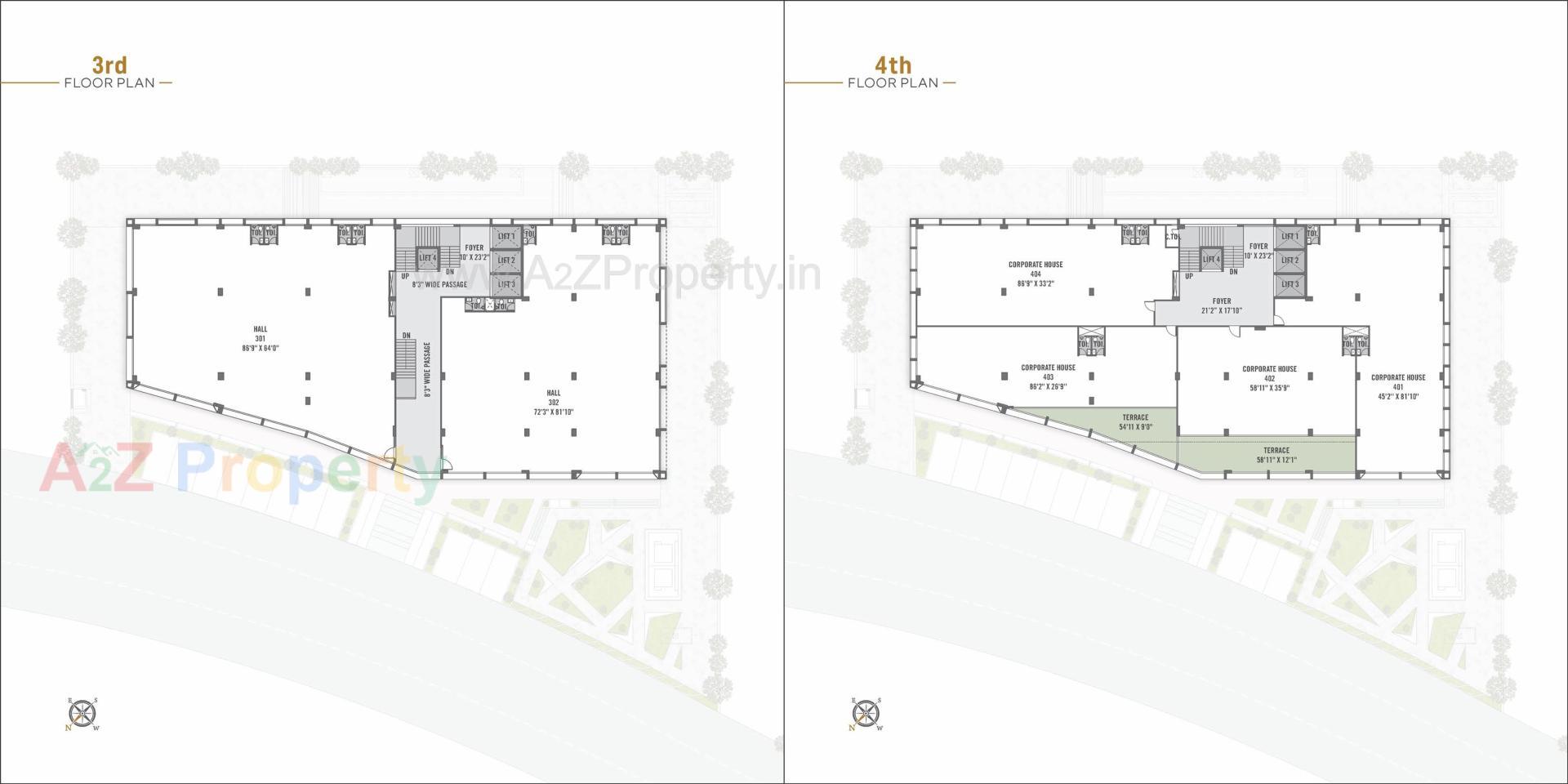 Layout of real estate project The Plutus located at Sargasan, Gandhinagar, Gujarat