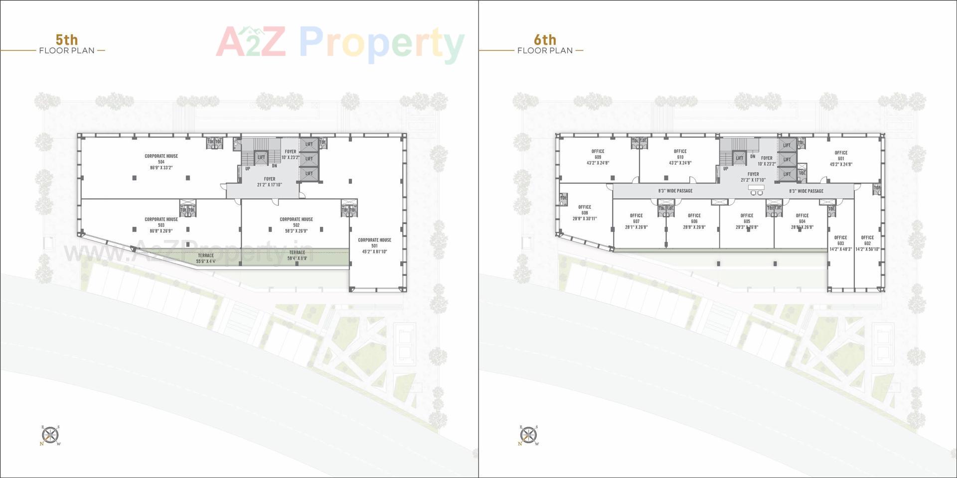 Layout of real estate project The Plutus located at Sargasan, Gandhinagar, Gujarat