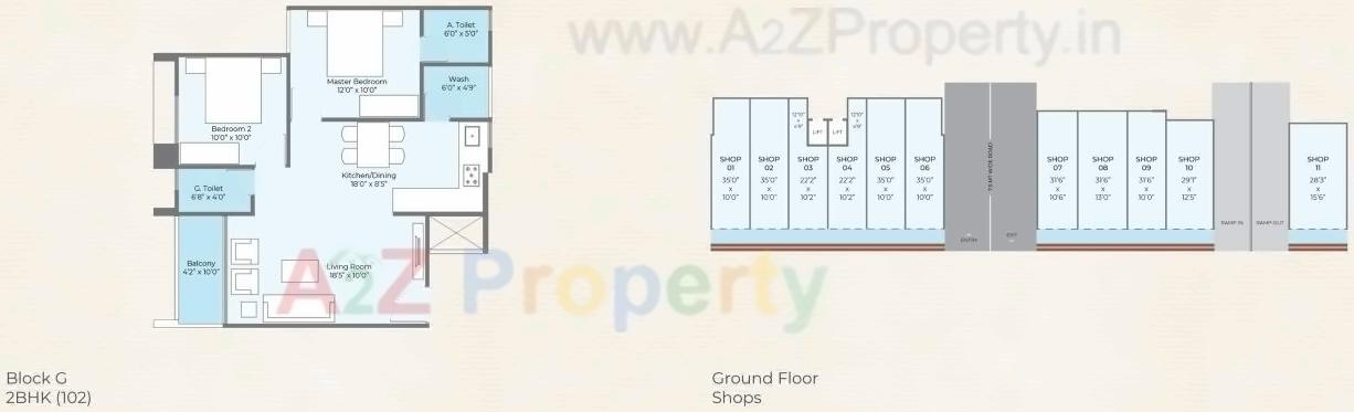 Layout of real estate project The Riverside located at Nana-chiloda, Gandhinagar, Gujarat