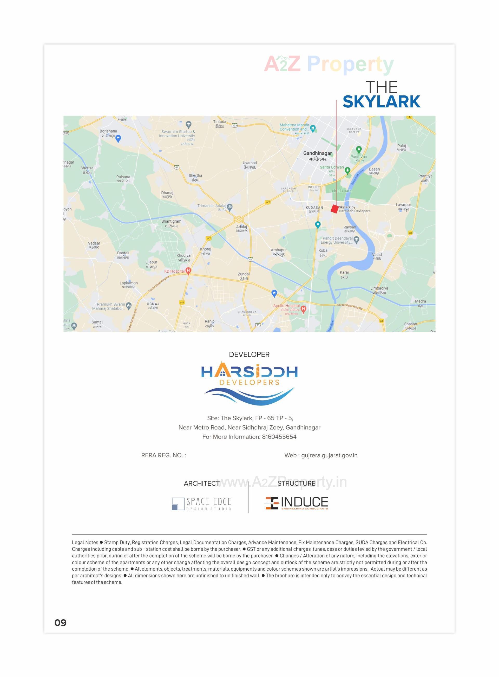  of real estate project The Skylark located at Randesan, Gandhinagar, Gujarat