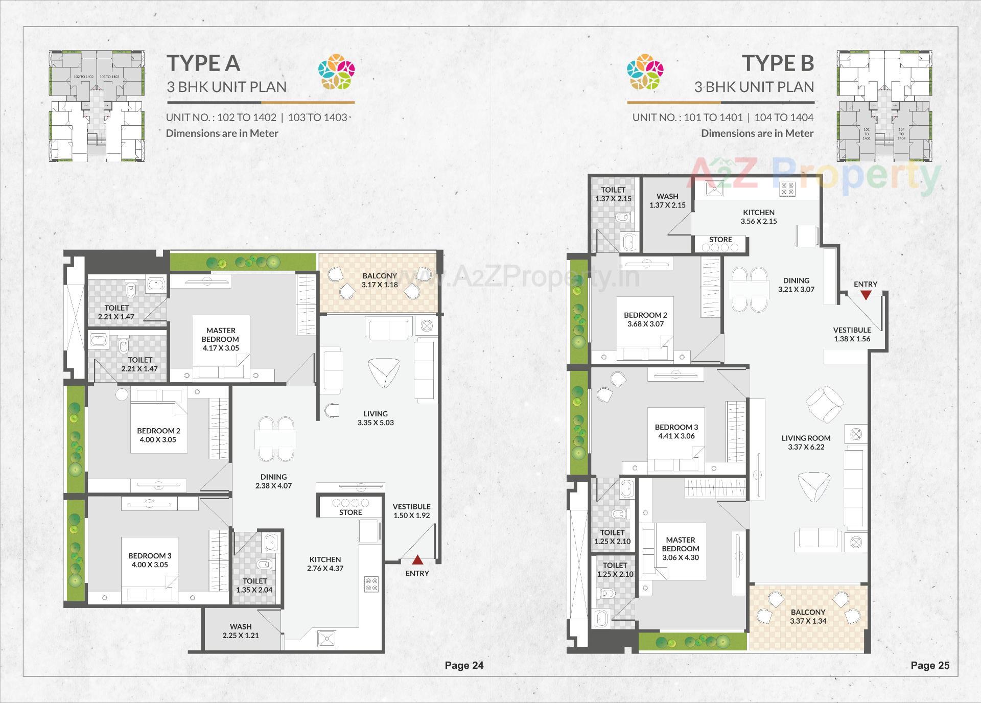 Layout of real estate project The Spenta Serenity located at Vavol, Gandhinagar, Gujarat