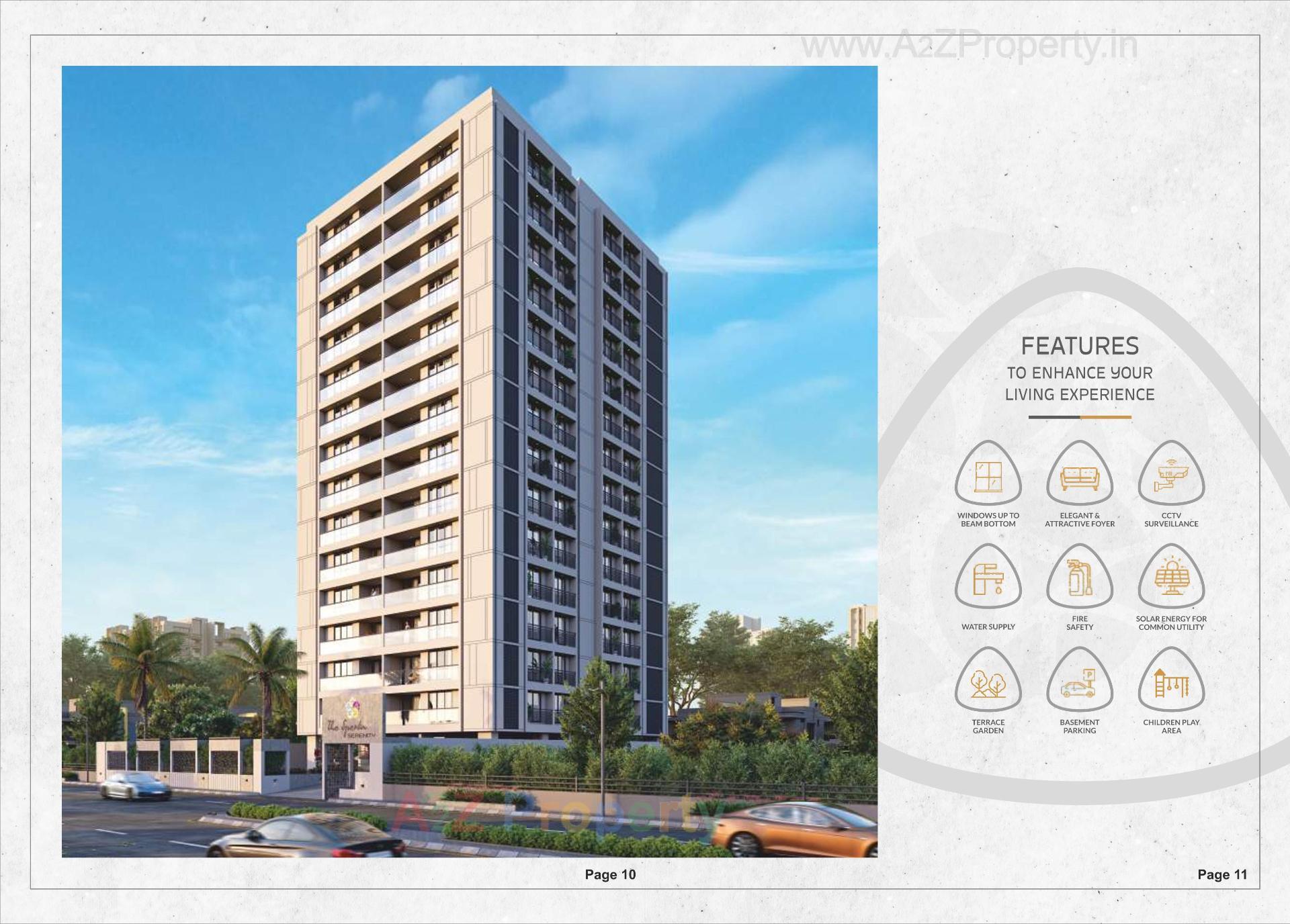  of real estate project The Spenta Serenity located at Vavol, Gandhinagar, Gujarat