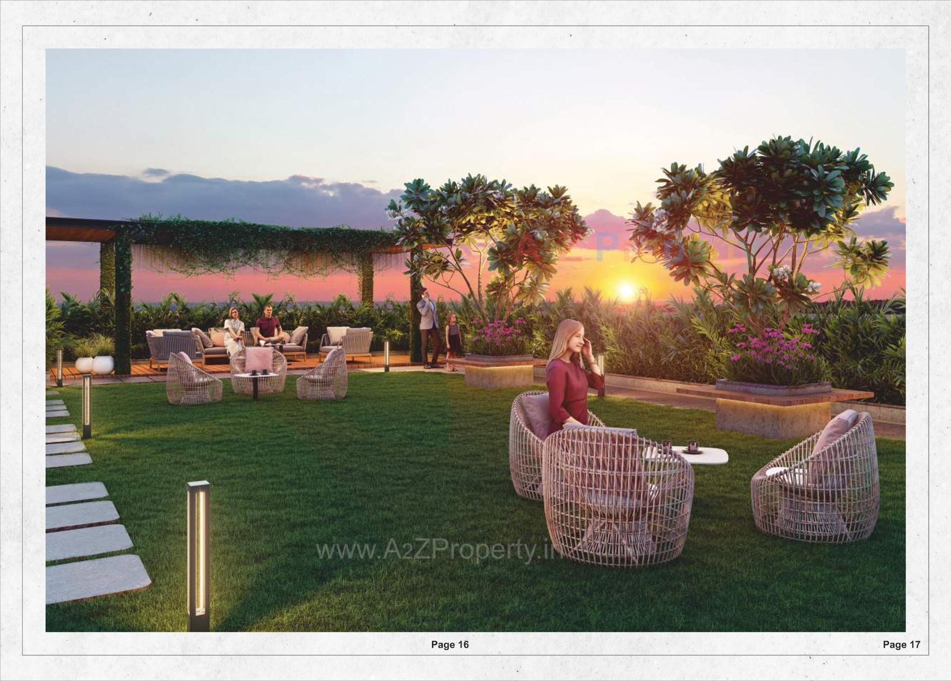 3D Elevation of real estate project The Spenta Serenity located at Vavol, Gandhinagar, Gujarat