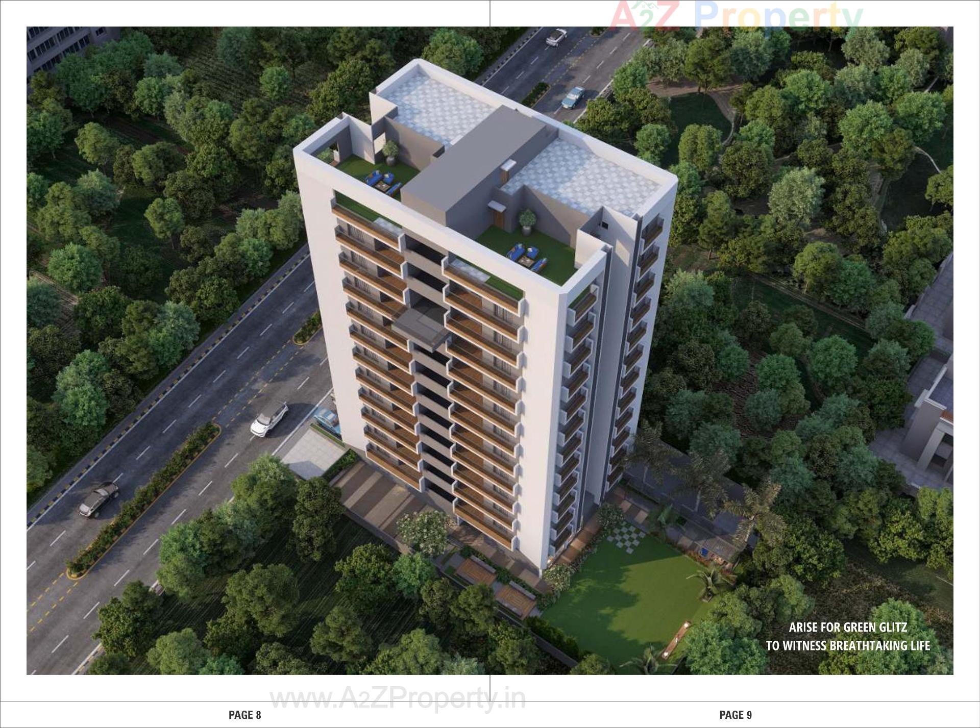 3D Elevation of real estate project Tilak Arise located at Tarapur, Gandhinagar, Gujarat