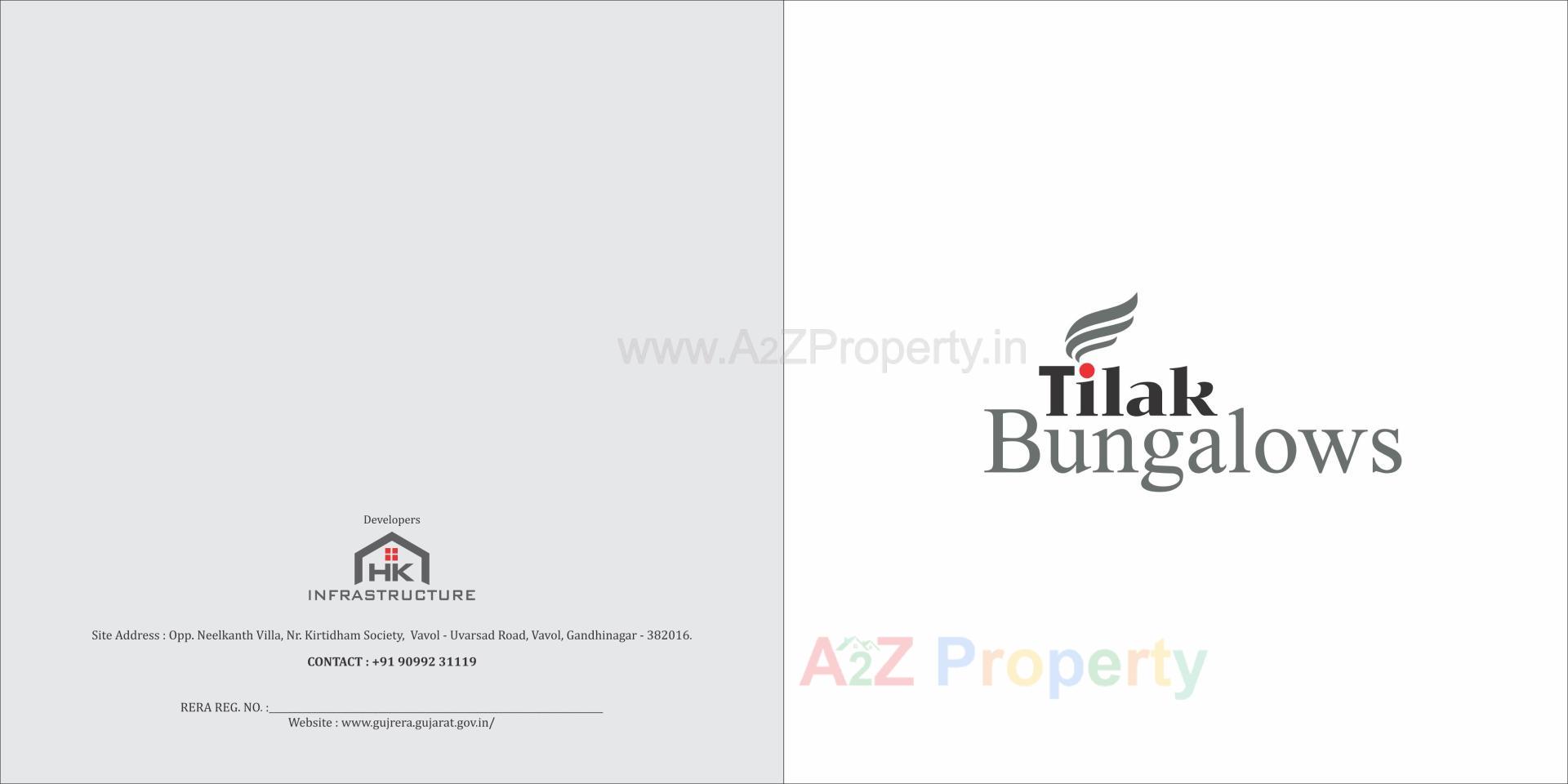  of real estate project Tilak Bungalows located at Vavol, Gandhinagar, Gujarat